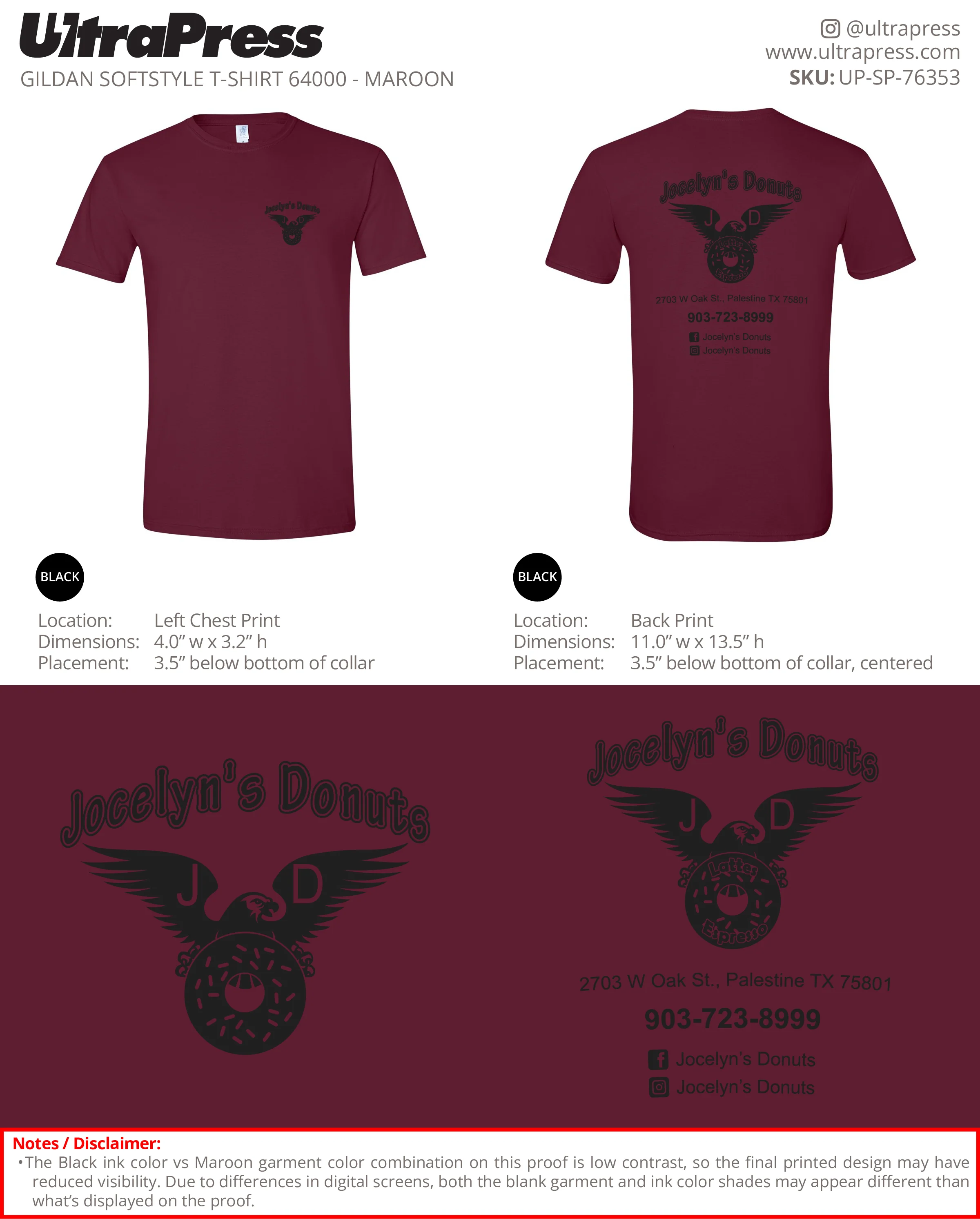 UP-SP-76353 Jocelyn's Donuts - Ly Sath 100 Min Qty (Bulk) - Image 5