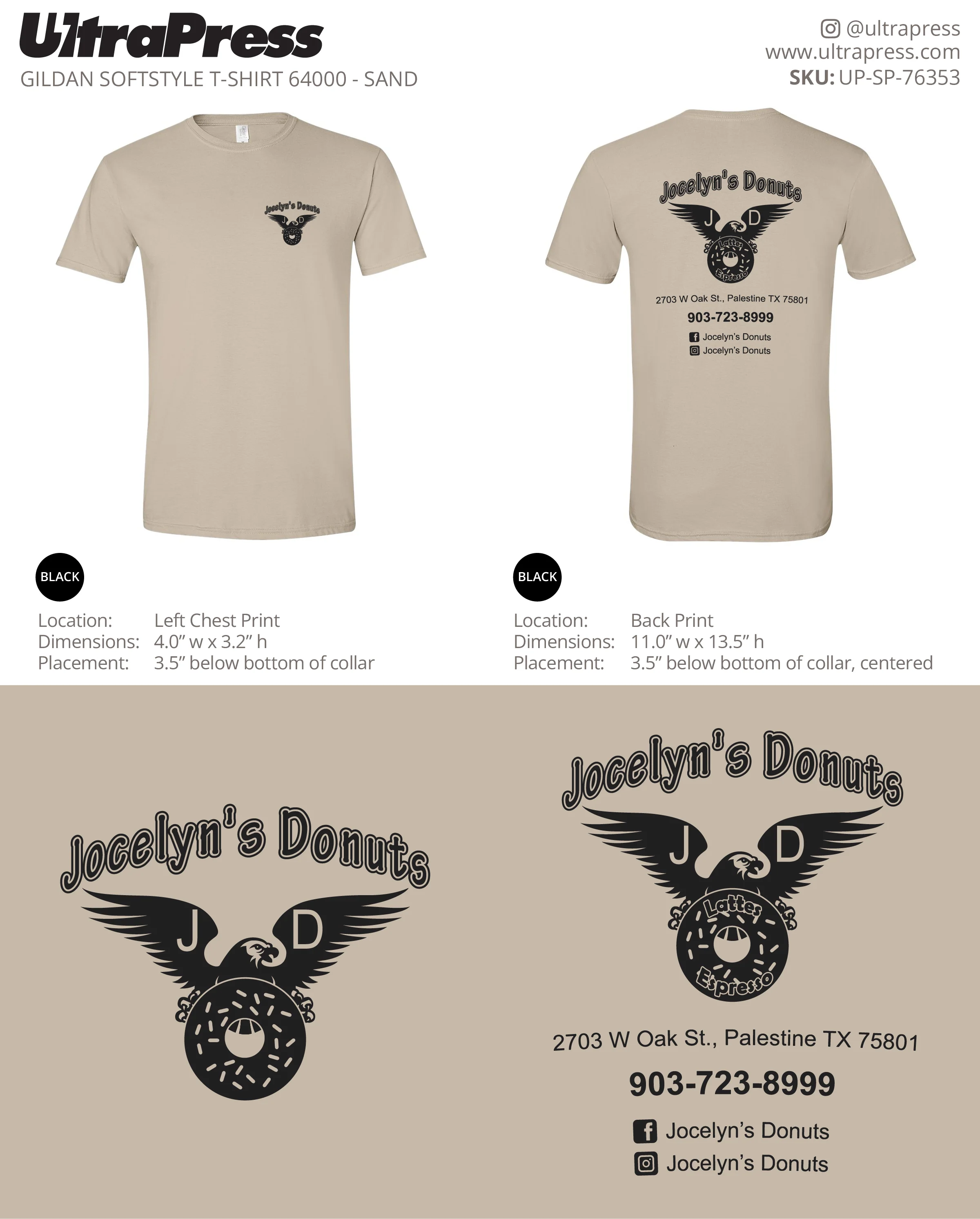 UP-SP-76353 Jocelyn's Donuts - Ly Sath 100 Min Qty (Bulk) - Image 8
