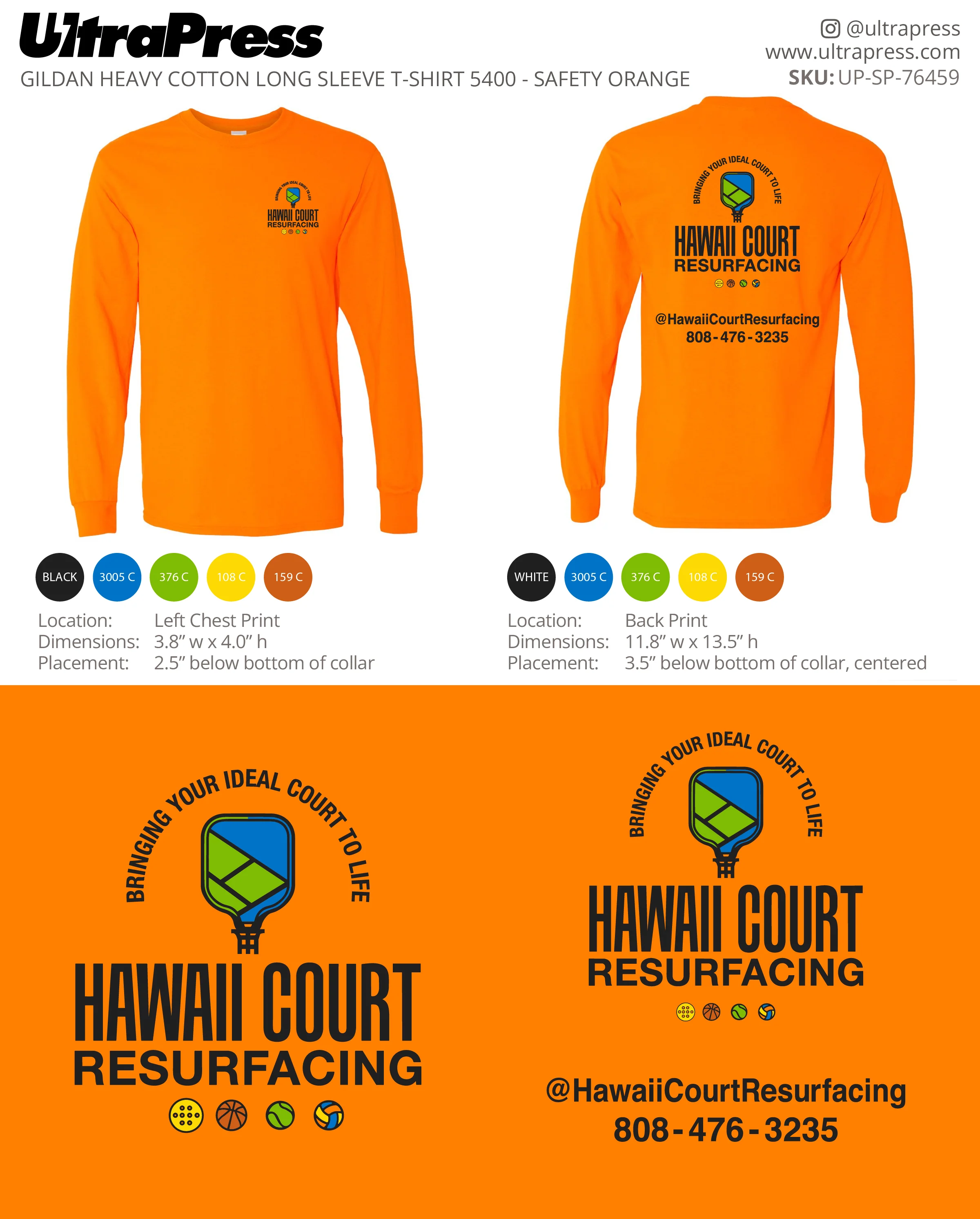 UP-SP-76459 Jose Andre Tapia - Hawaii Court Resurfacing 48 Min Qty (Bulk) - Image 3