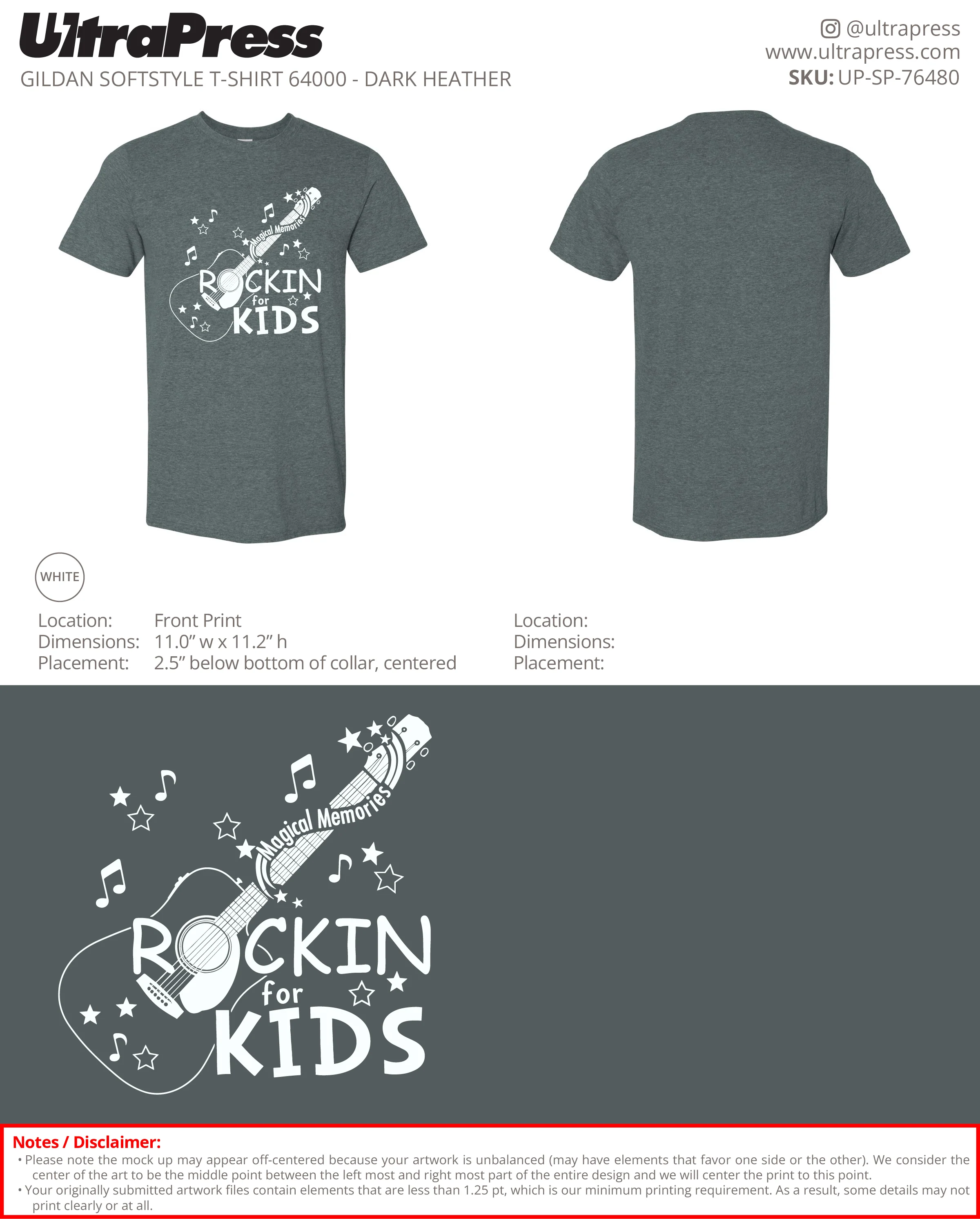 UP-SP-76480 Magical Memories Rockin' for Kids- Kerry Tilford 100 Min Qty (Bulk) - Image 2