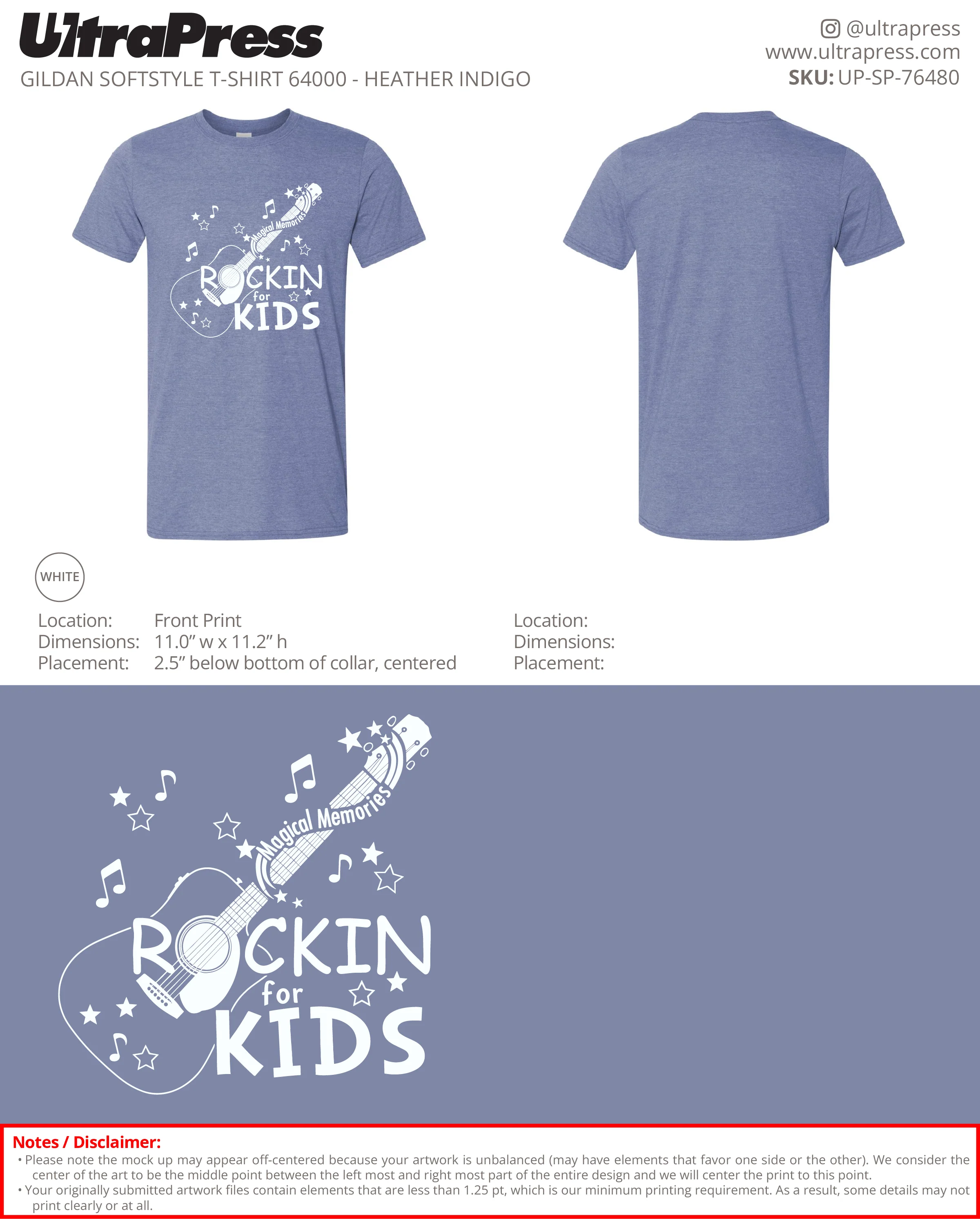 UP-SP-76480 Magical Memories Rockin' for Kids- Kerry Tilford 100 Min Qty (Bulk) - Image 3