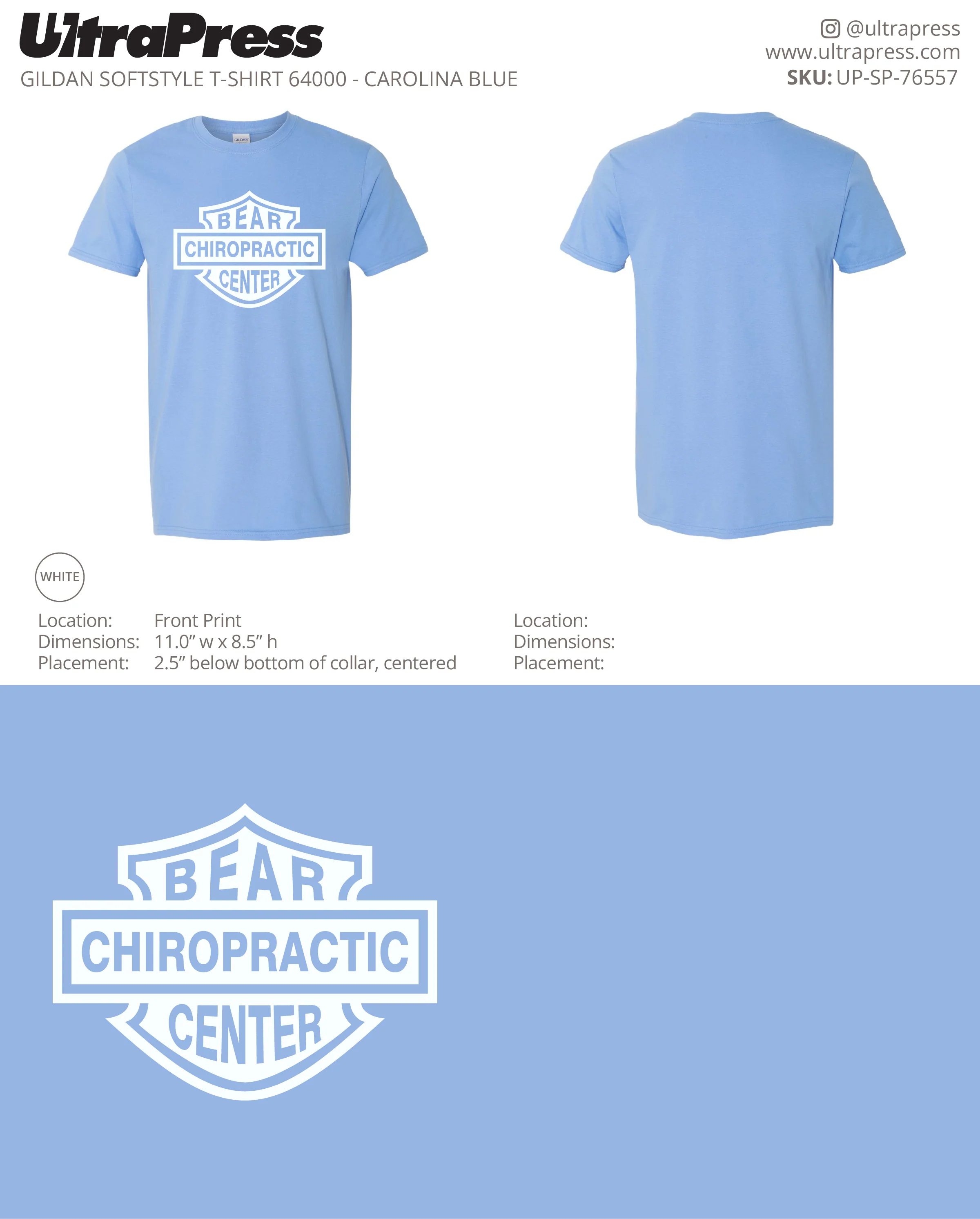 UP-SP-76557 Bear Chiropractic Center - Alex Bohatiuk 100 Min Qty (Bulk) - Image 2