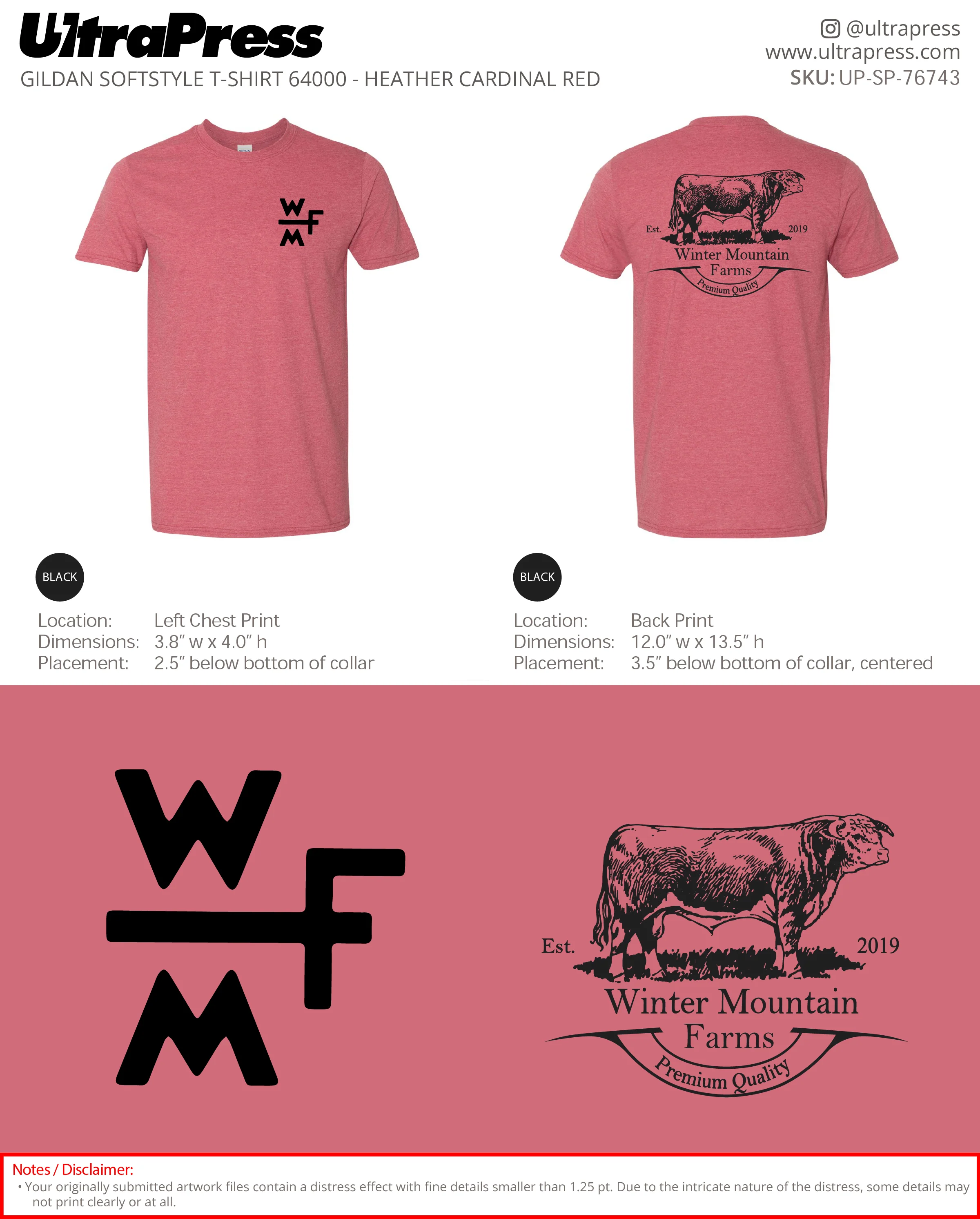 UP-SP-76743 Winter Mountain Farms - Keith Lusch 100 Pieces Package (Bulk) - Image 2