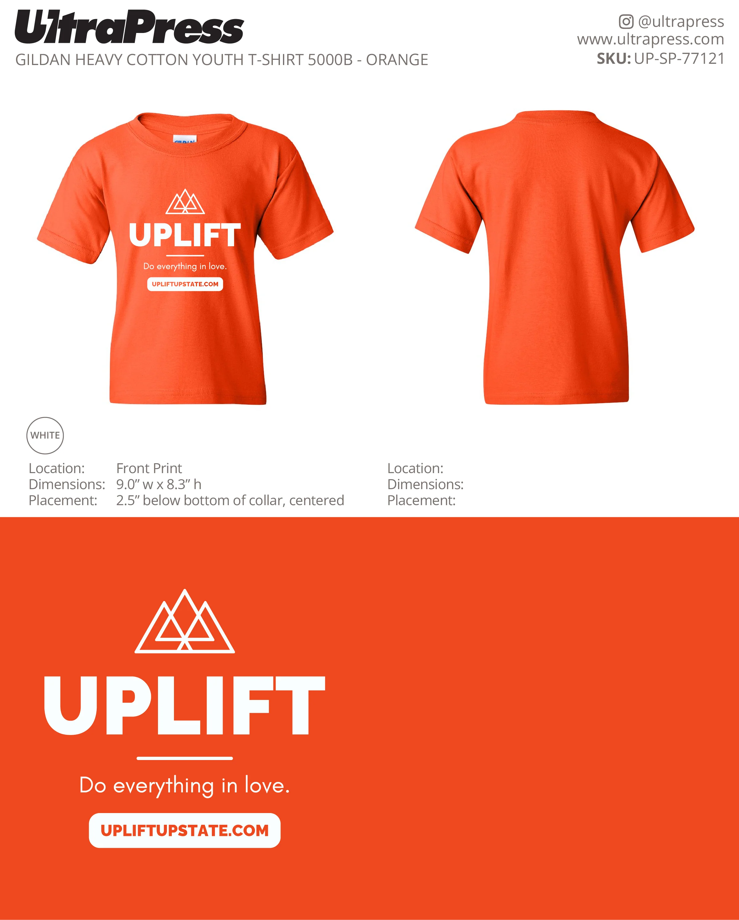 UP-SP-77121 UPLIFT - Renée Golden 100 Pieces Package (Bulk)