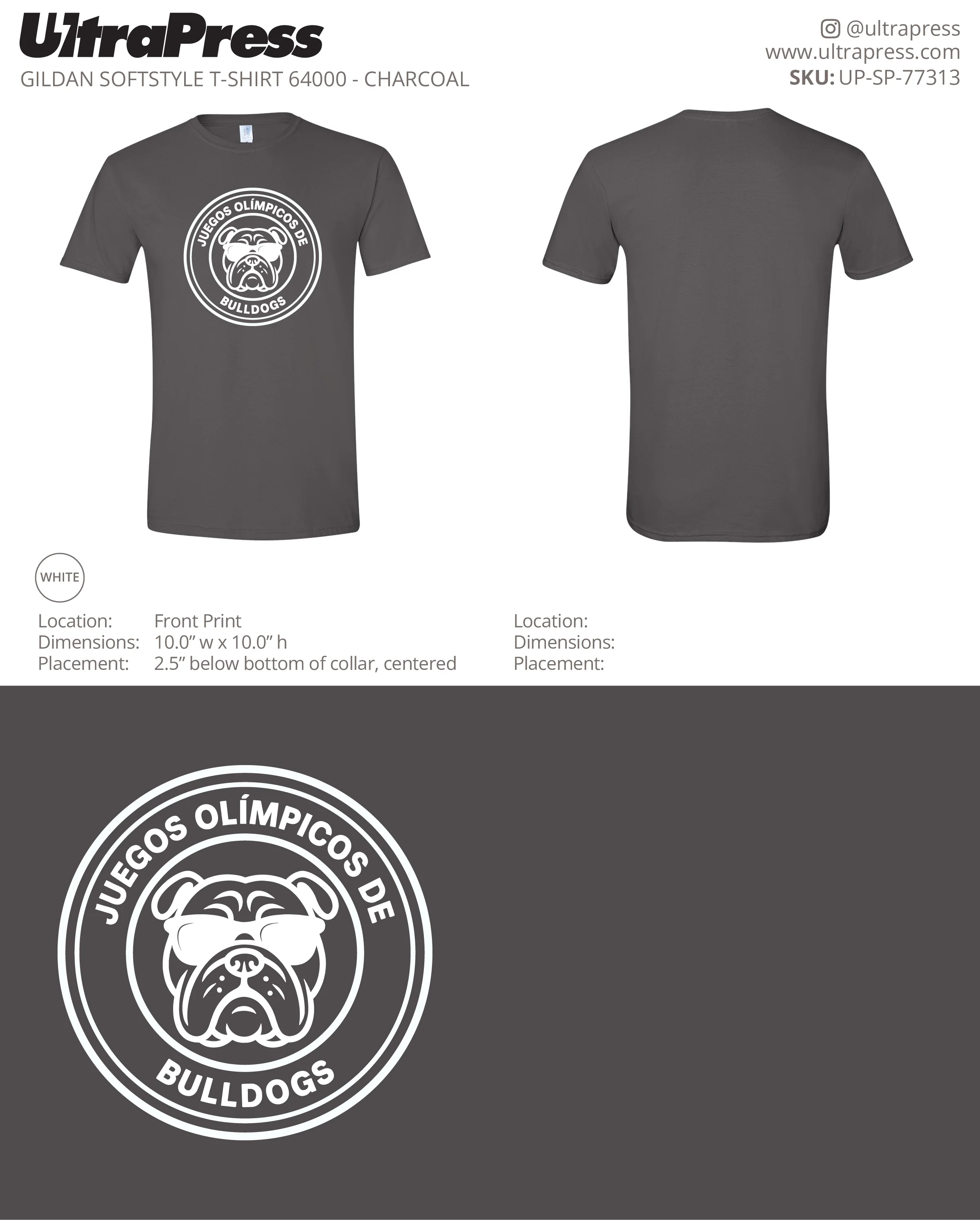 UP-SP-77313 Bulldogs - Kellie Hagewen 100 Min Qty (Bulk)