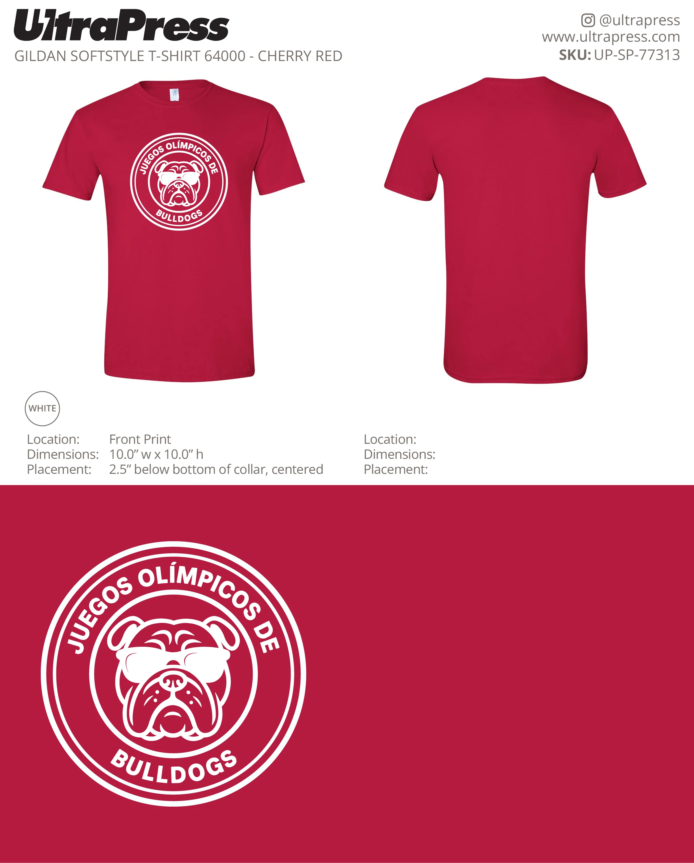 UP-SP-77313 Bulldogs - Kellie Hagewen 100 Min Qty (Bulk) - Image 2
