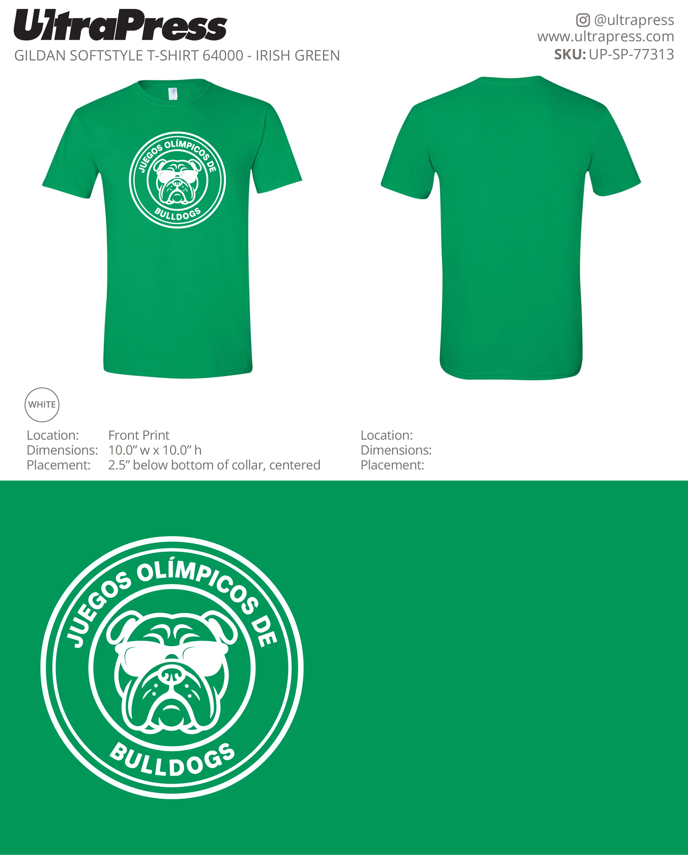 UP-SP-77313 Bulldogs - Kellie Hagewen 100 Min Qty (Bulk) - Image 4