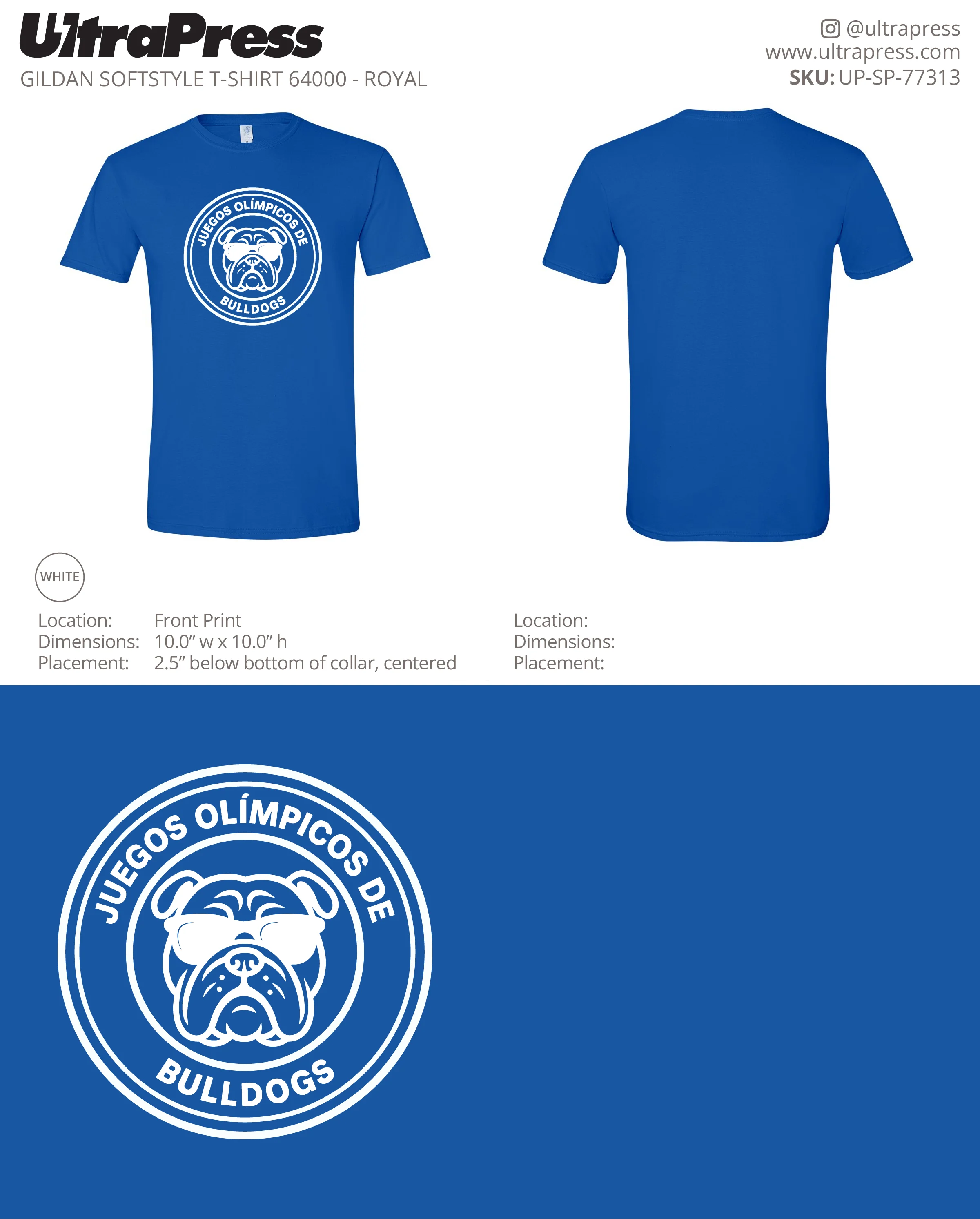 UP-SP-77313 Bulldogs - Kellie Hagewen 100 Min Qty (Bulk) - Image 5