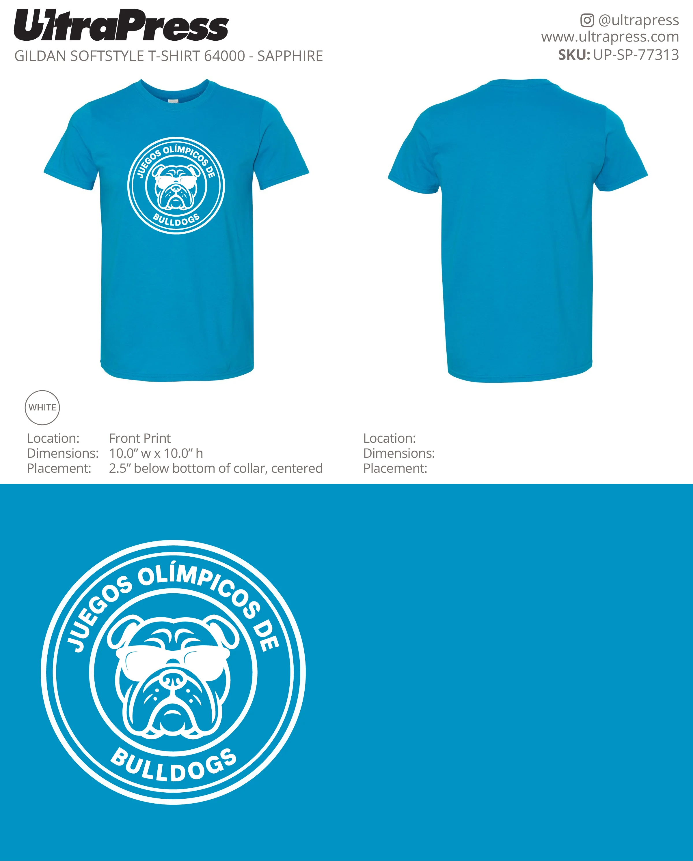 UP-SP-77313 Bulldogs - Kellie Hagewen 100 Min Qty (Bulk) - Image 6