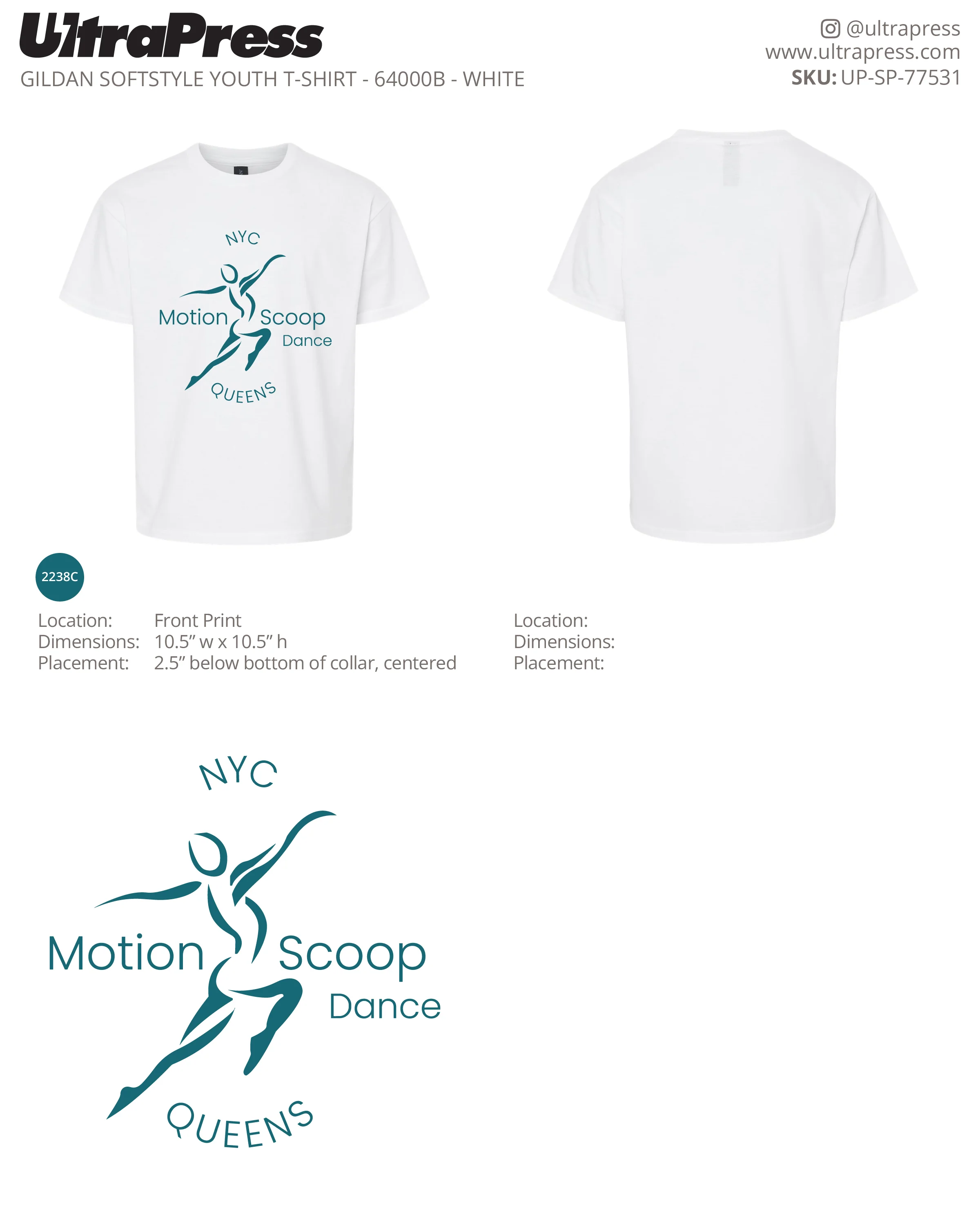 UP-SP-77531 NYC Motion Scoop Dance - Mari Vasconez 100 Min Qty (Bulk) - Image 2