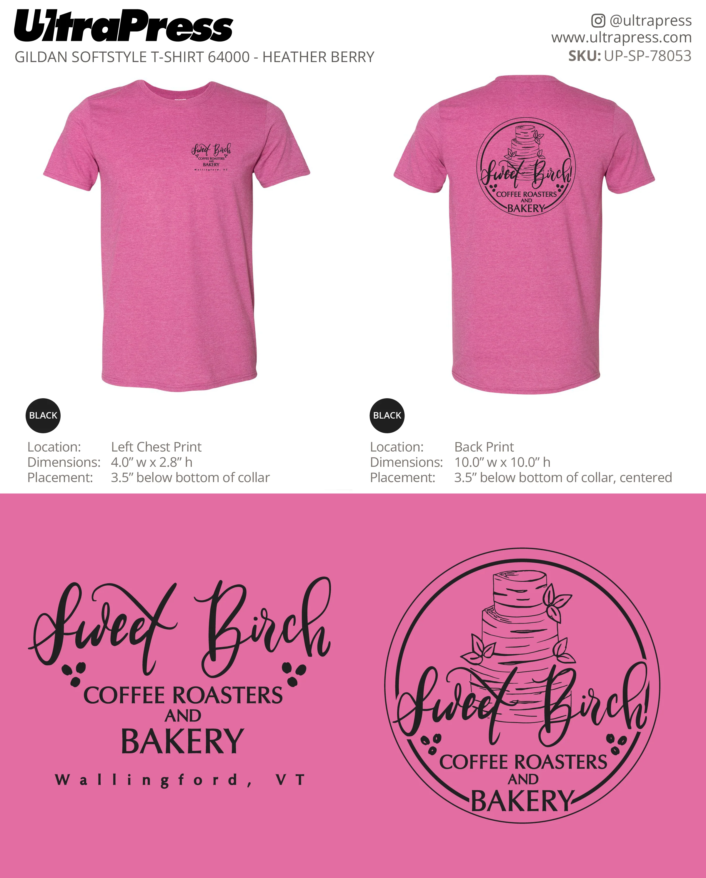 UP-SP-78053 Sweet Birch Coffee Roasters and Bakery - Chloe Gellenthien 100 Min Qty (Bulk)