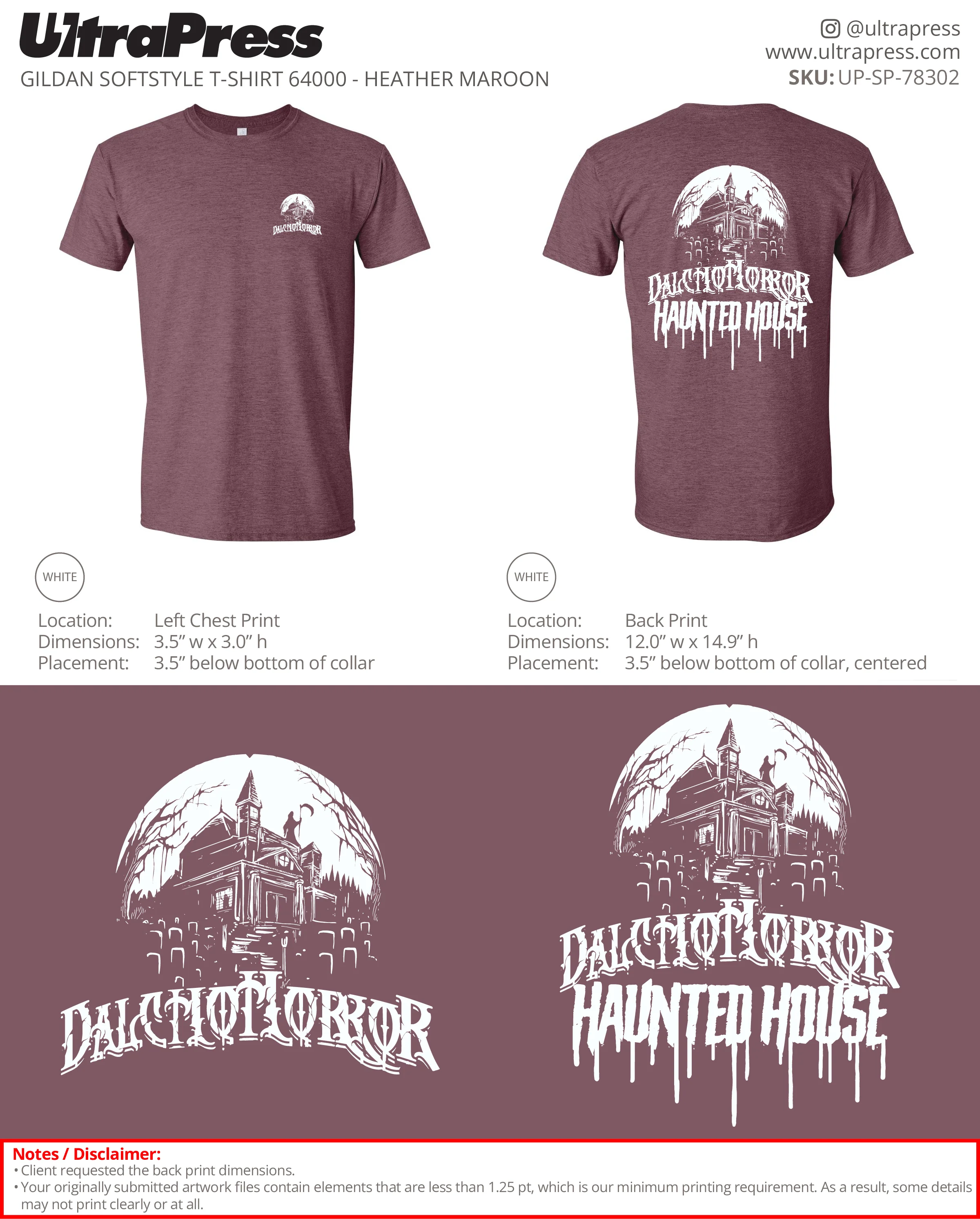 UP-SP-78302 Dalcho Horror Haunted House - Ryan Hartley 100 Min Qty (Bulk) - Image 3