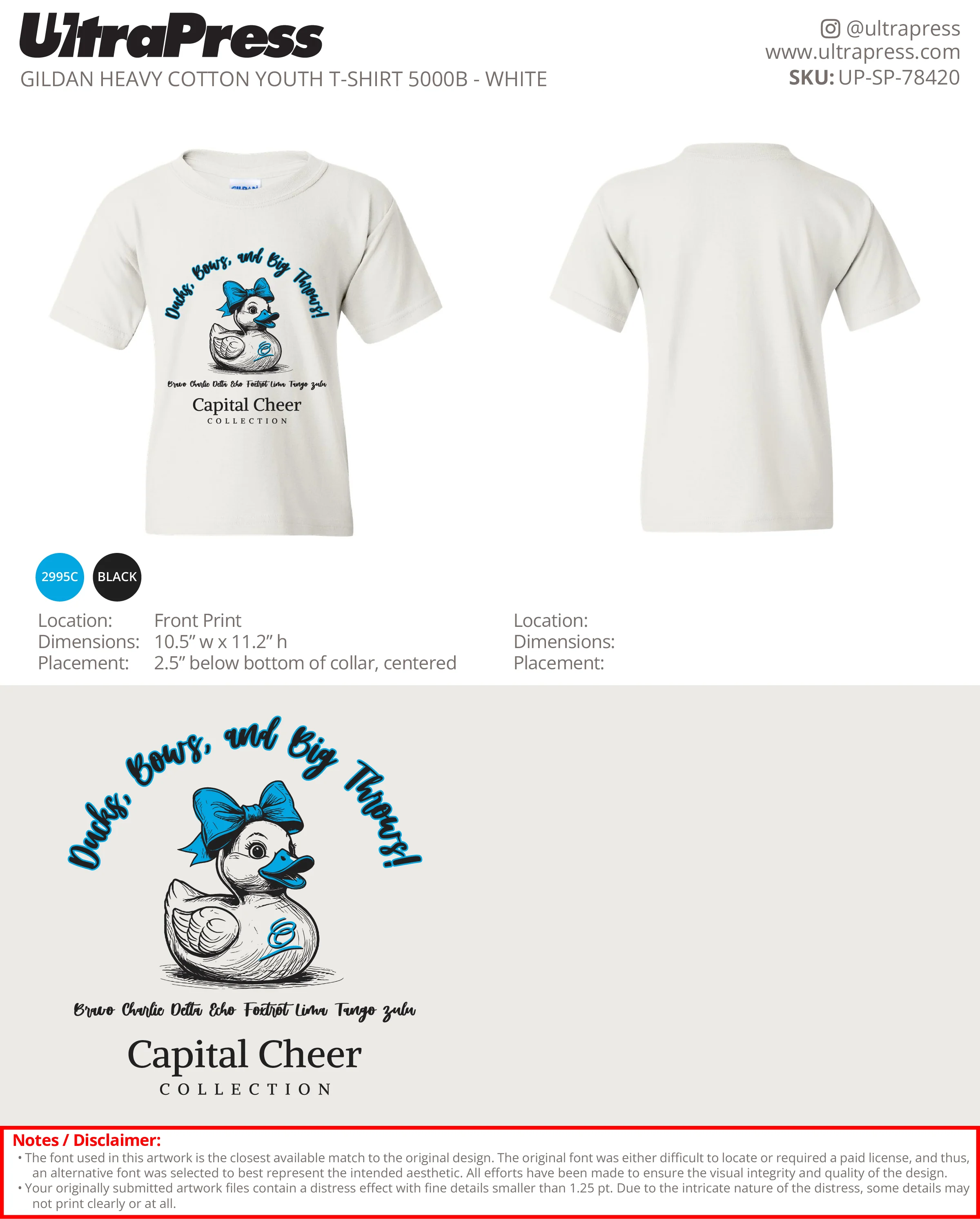 UP-SP-78420 The ducks bows and big throws - Stacey Cate Bologna 50 Min Qty (Bulk) - Image 2