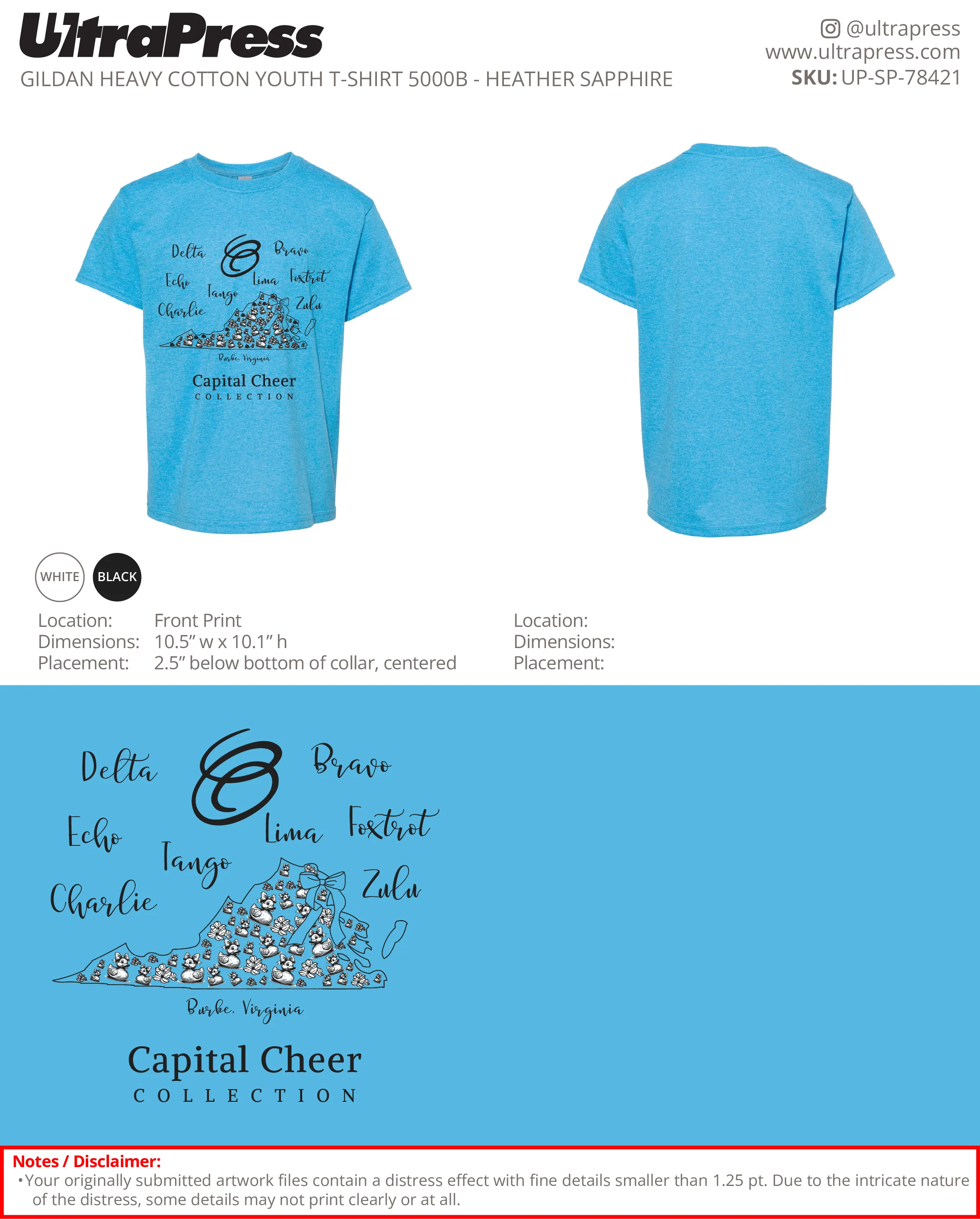 UP-SP-78421 the capital cheer all stars collection - Stacey Cate Bologna 50 Min Qty (Bulk) - Image 2