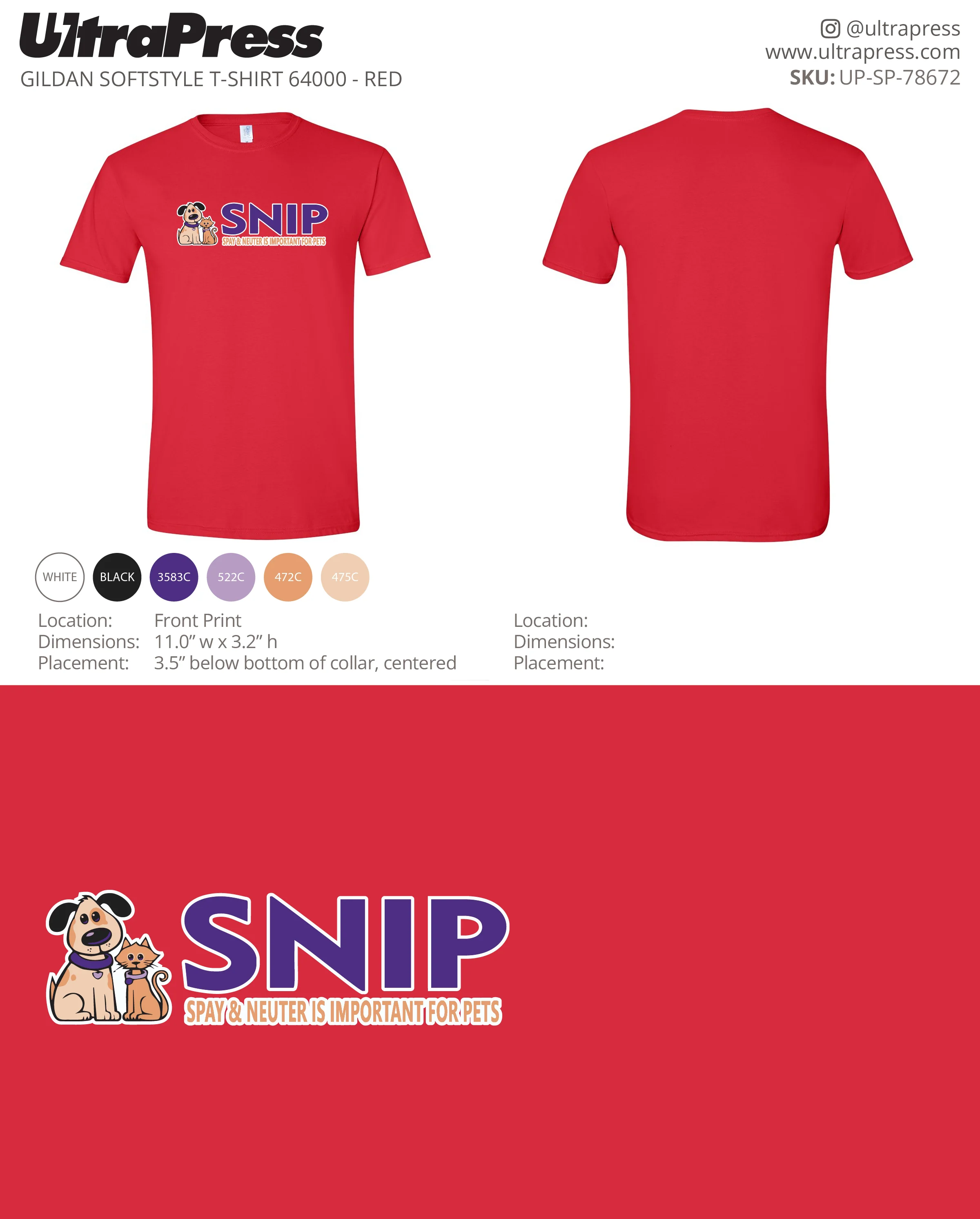 UP-SP-78672 SNIP - Spay and Neuter is Important for Pets - george mcclellan 50 Min Qty (Bulk) - Image 2