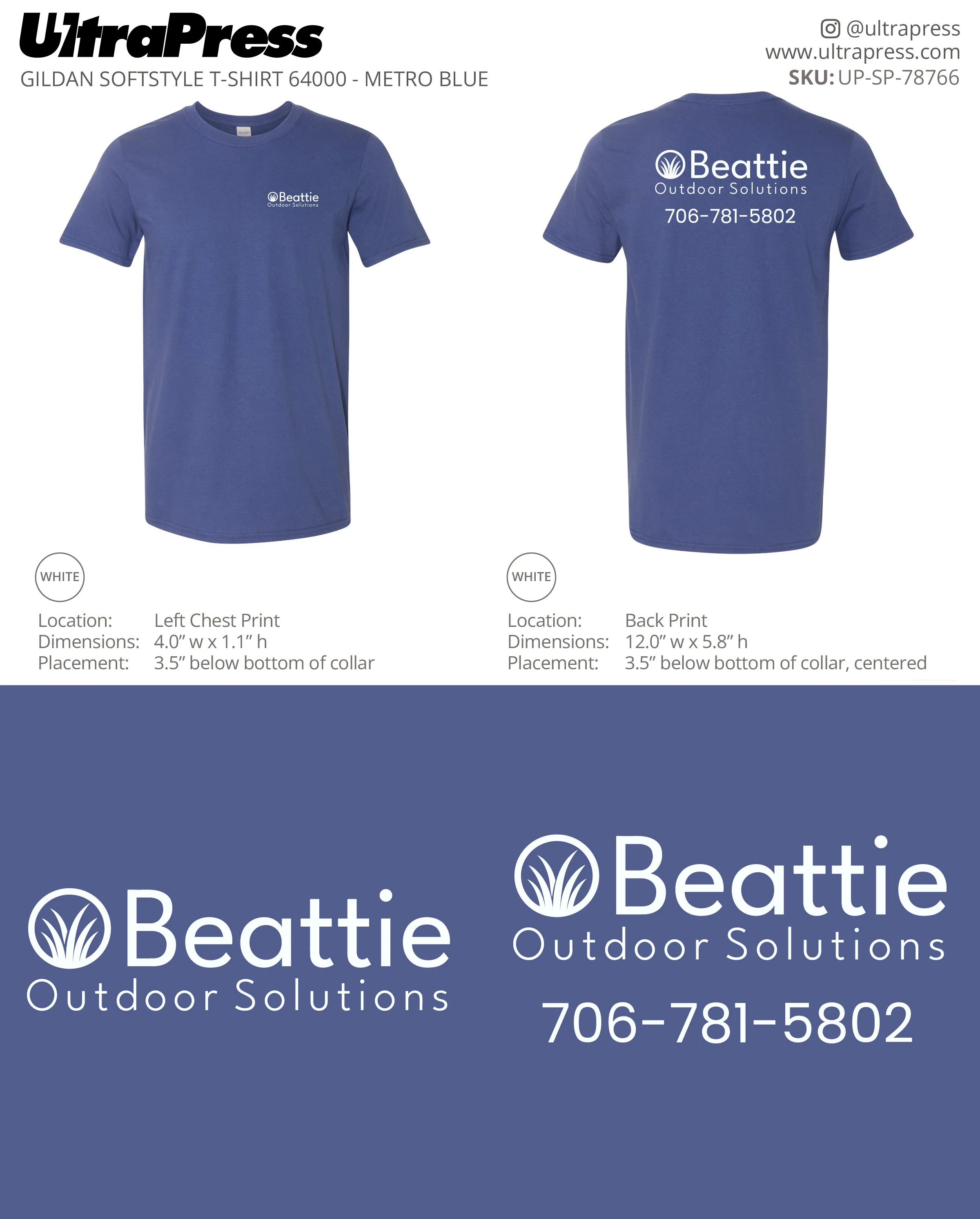 UP-SP-78766 Beattie Outdoor Solution - Colten Beattie 50 Min Qty (Bulk) - Image 2