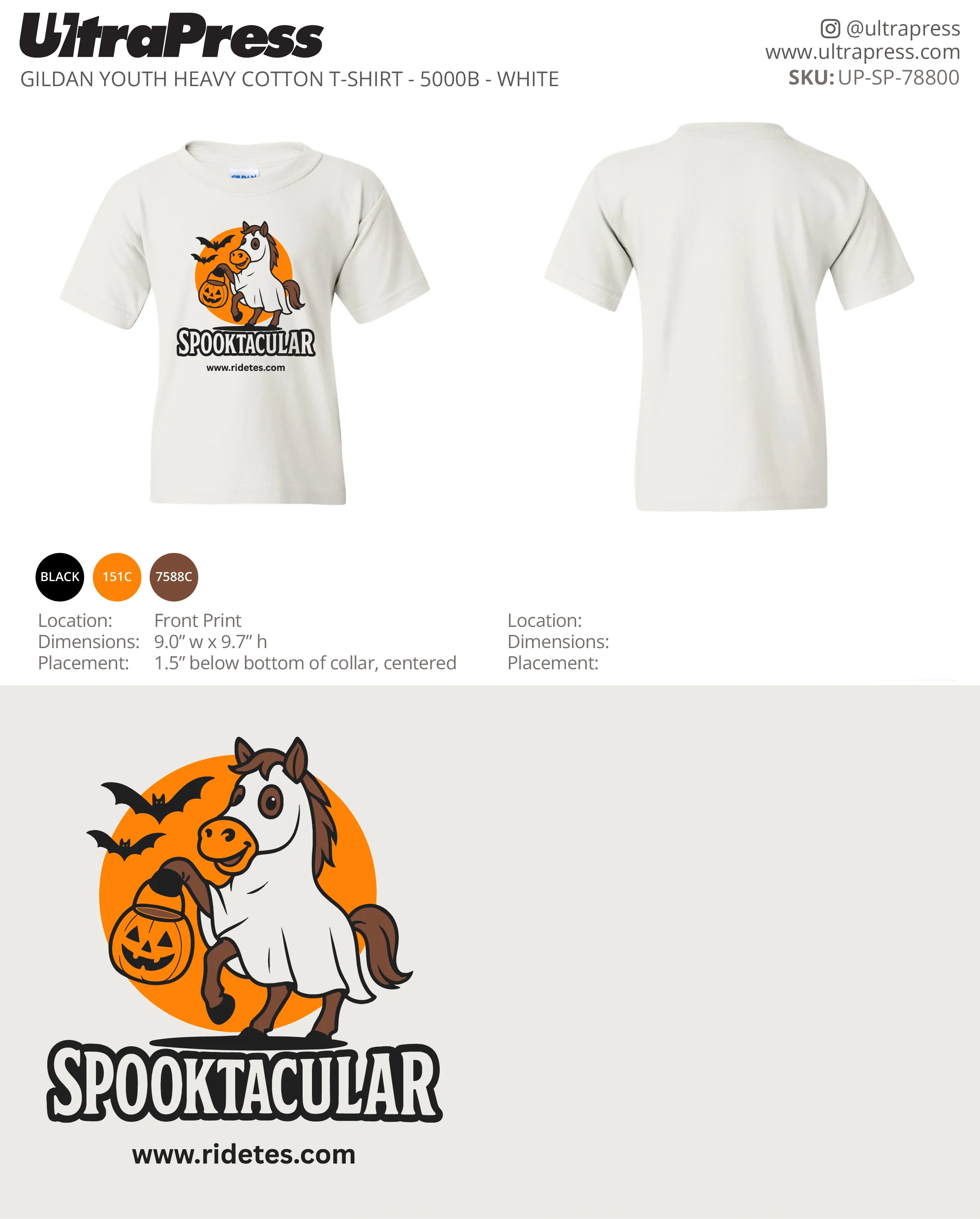 UP-SP-78800 Spooktacular TES - Tori English 100 Min Qty (Bulk) - Image 2