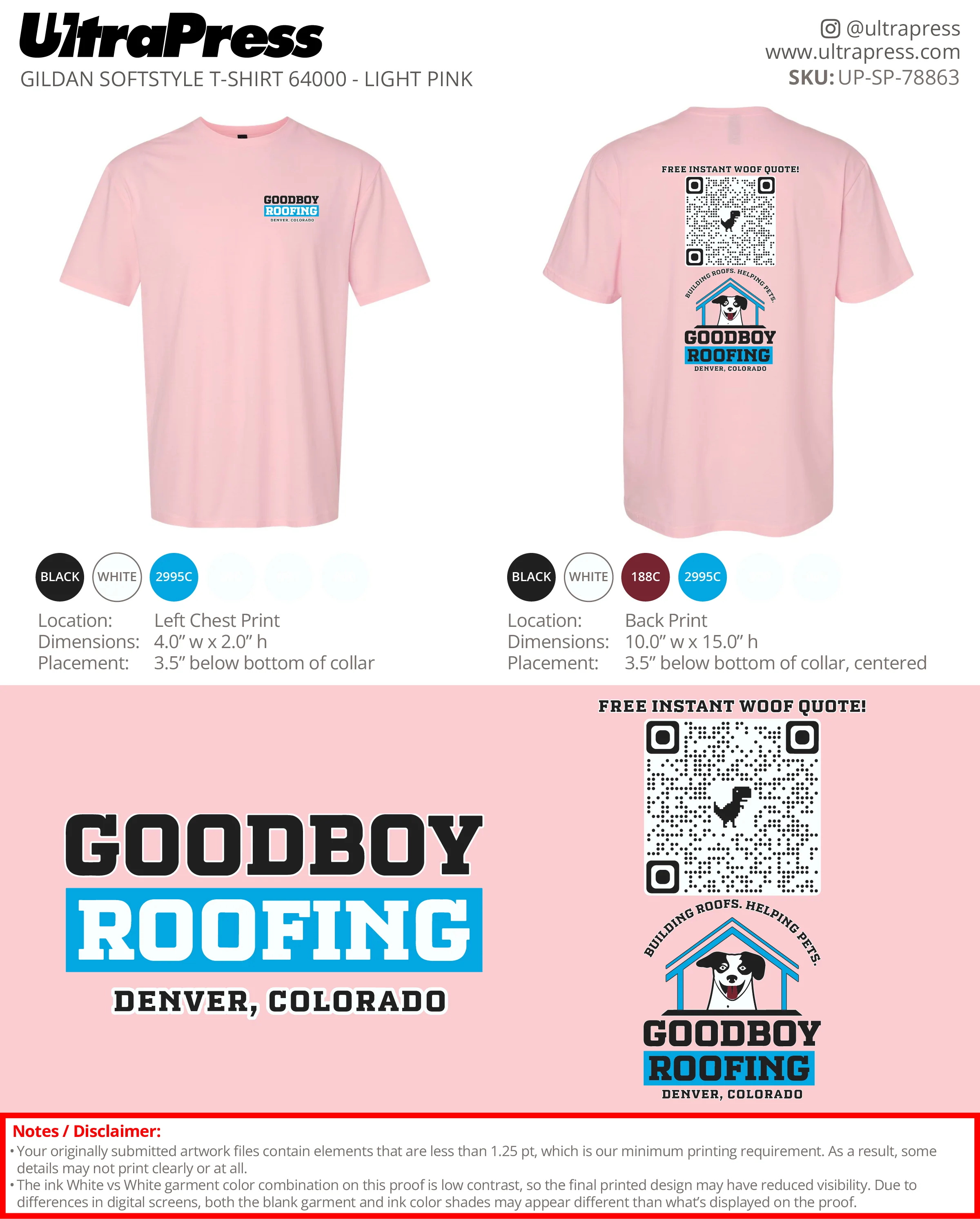 UP-SP-78863 Goodboy Roofing - Zach Morgan 100 Pieces Package (Bulk) - Image 2