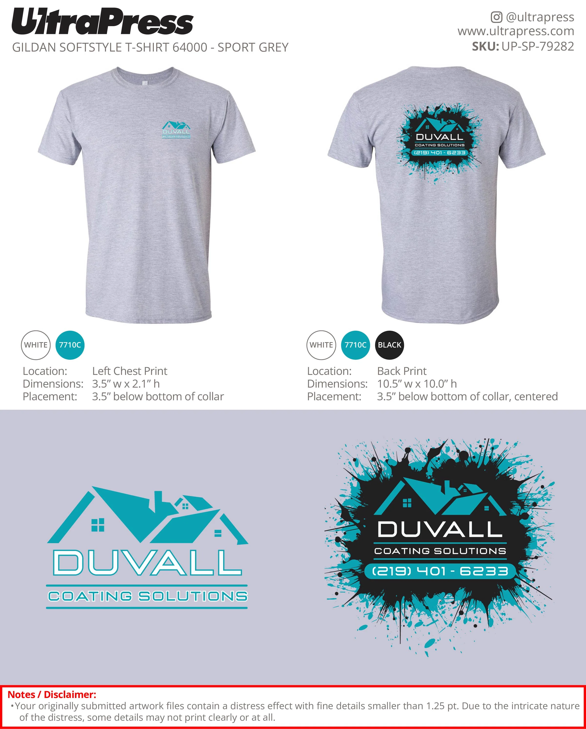 UP-SP-79282 DUVALL Coating Solutions - Logan Duvall 100 Min Qty (Bulk) - Image 2
