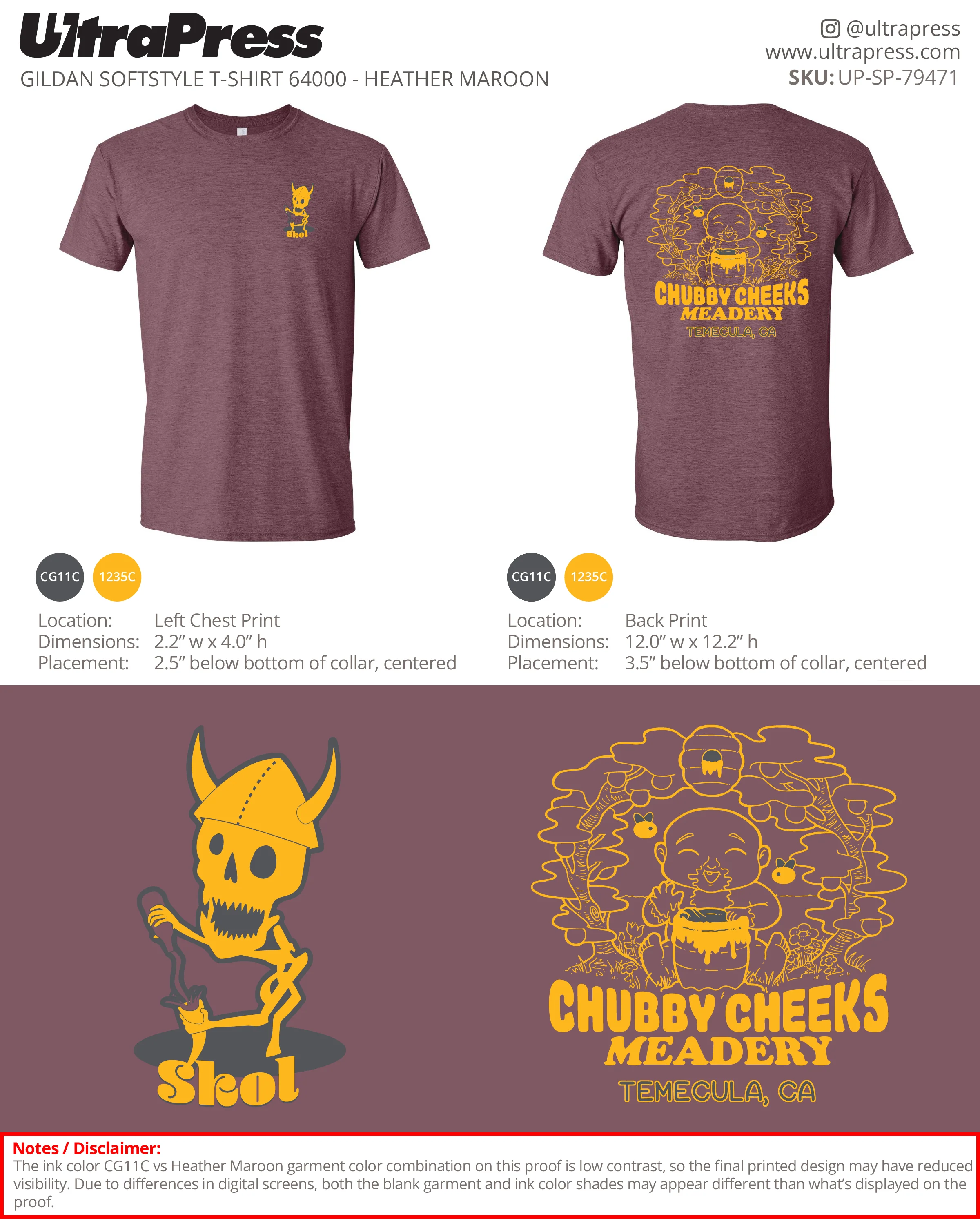 UP-SP-79471 Chubby Cheeks Meadery - Shannon Mooers 100 Min Qty (Bulk) - Image 3