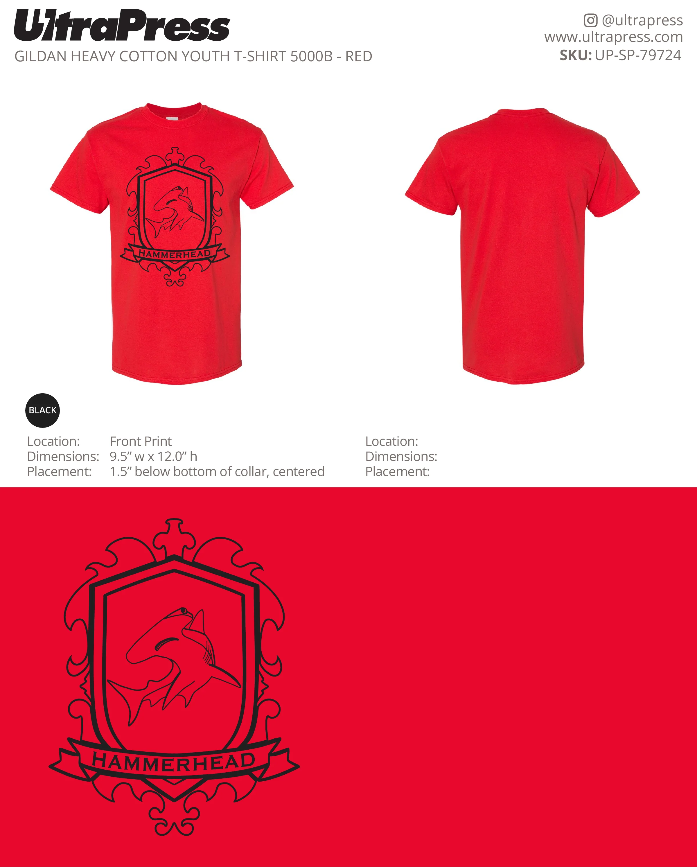 UP-SP-79724 Hammerhead Red - Cathy Ciolino 100 Min Qty (Bulk) - Image 2