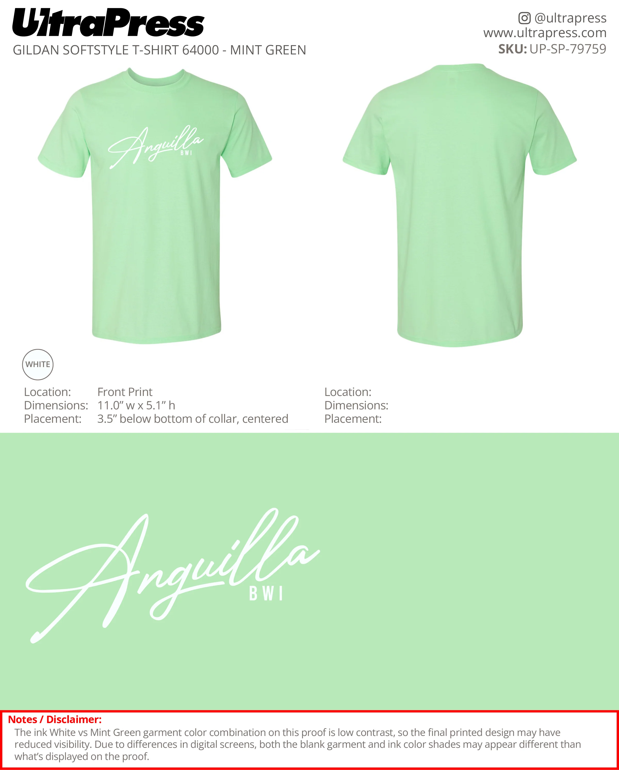 UP-SP-79759 Anguilla - Cherine Connor 100 Min Qty (Bulk)