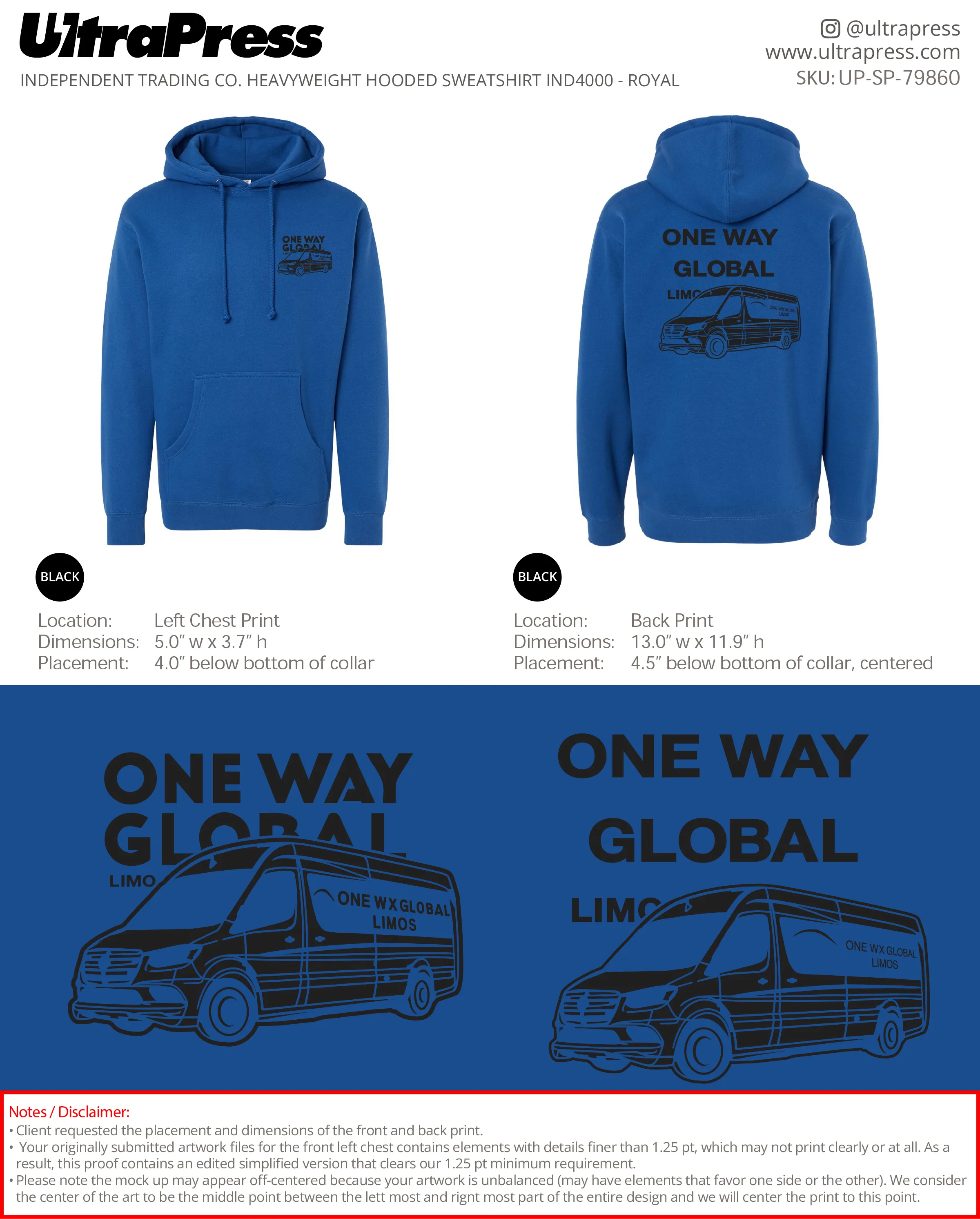 UP-SP-79860 One Way Global Black Ink - Carlvin 24 Min Qty (Bulk) - Image 2