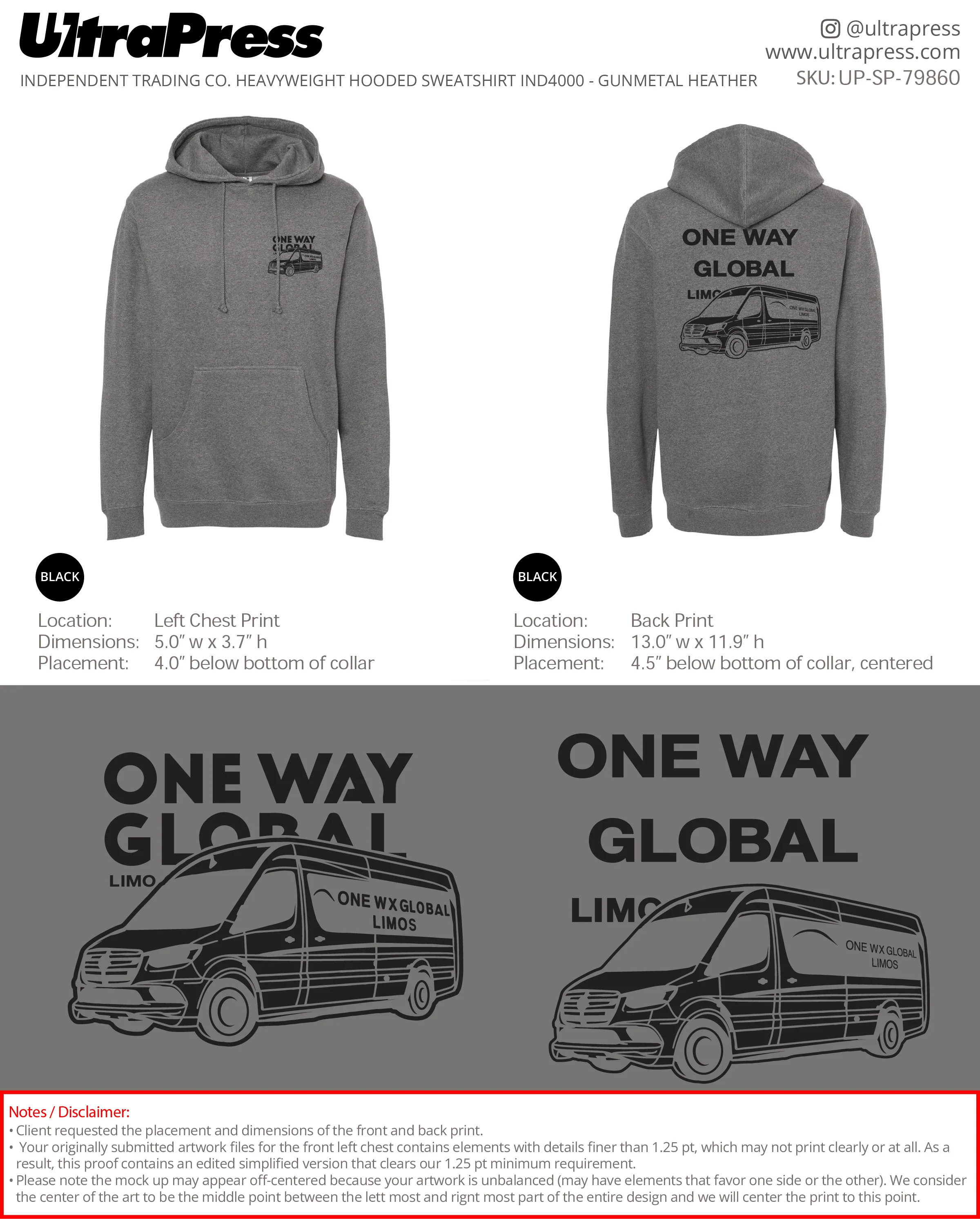 UP-SP-79860 One Way Global Black Ink - Carlvin 24 Min Qty (Bulk) - Image 9