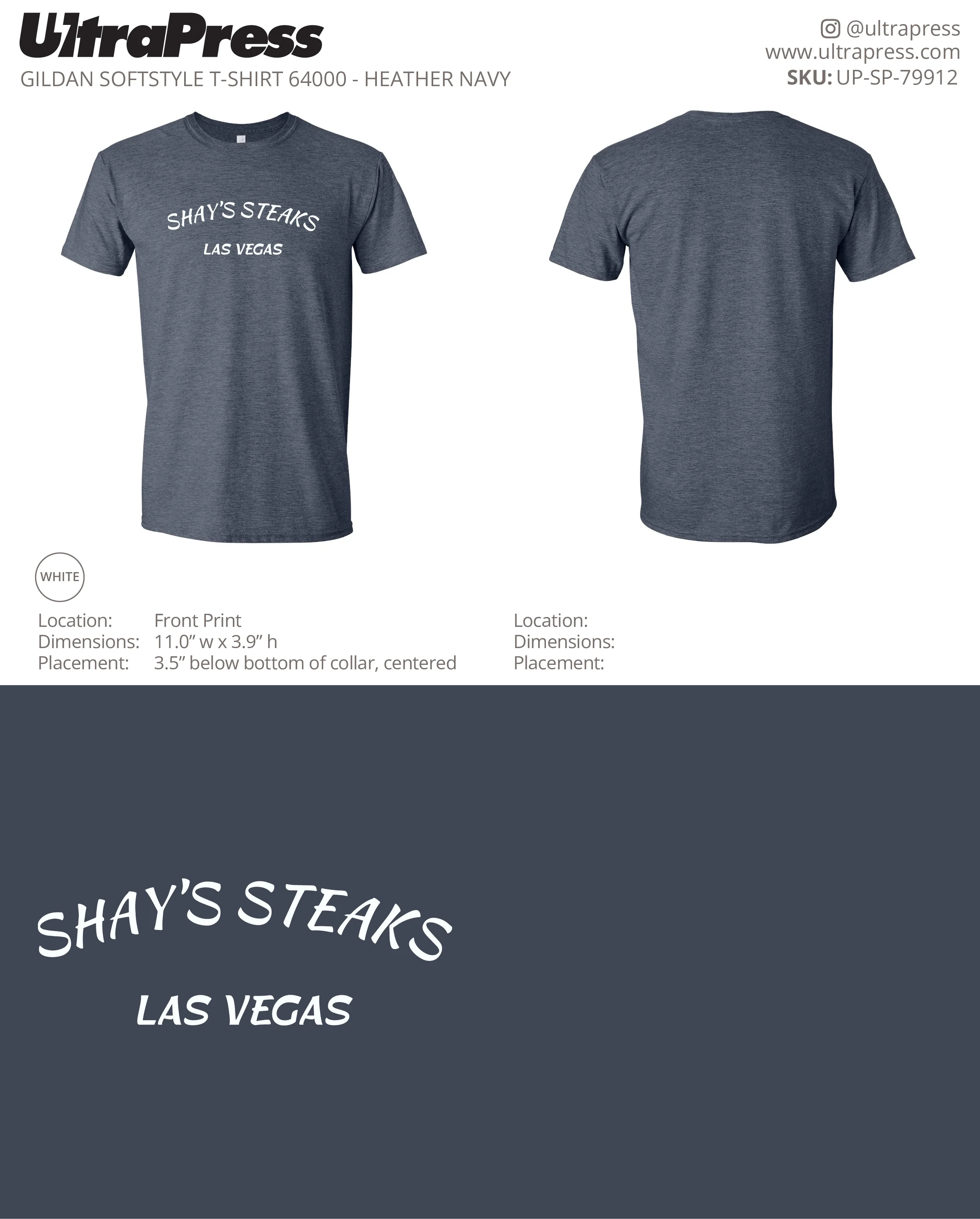 UP-SP-79912 Shay's Steaks Las Vegas - Scott Diclaudio 100 Min Qty (Bulk) - Image 5