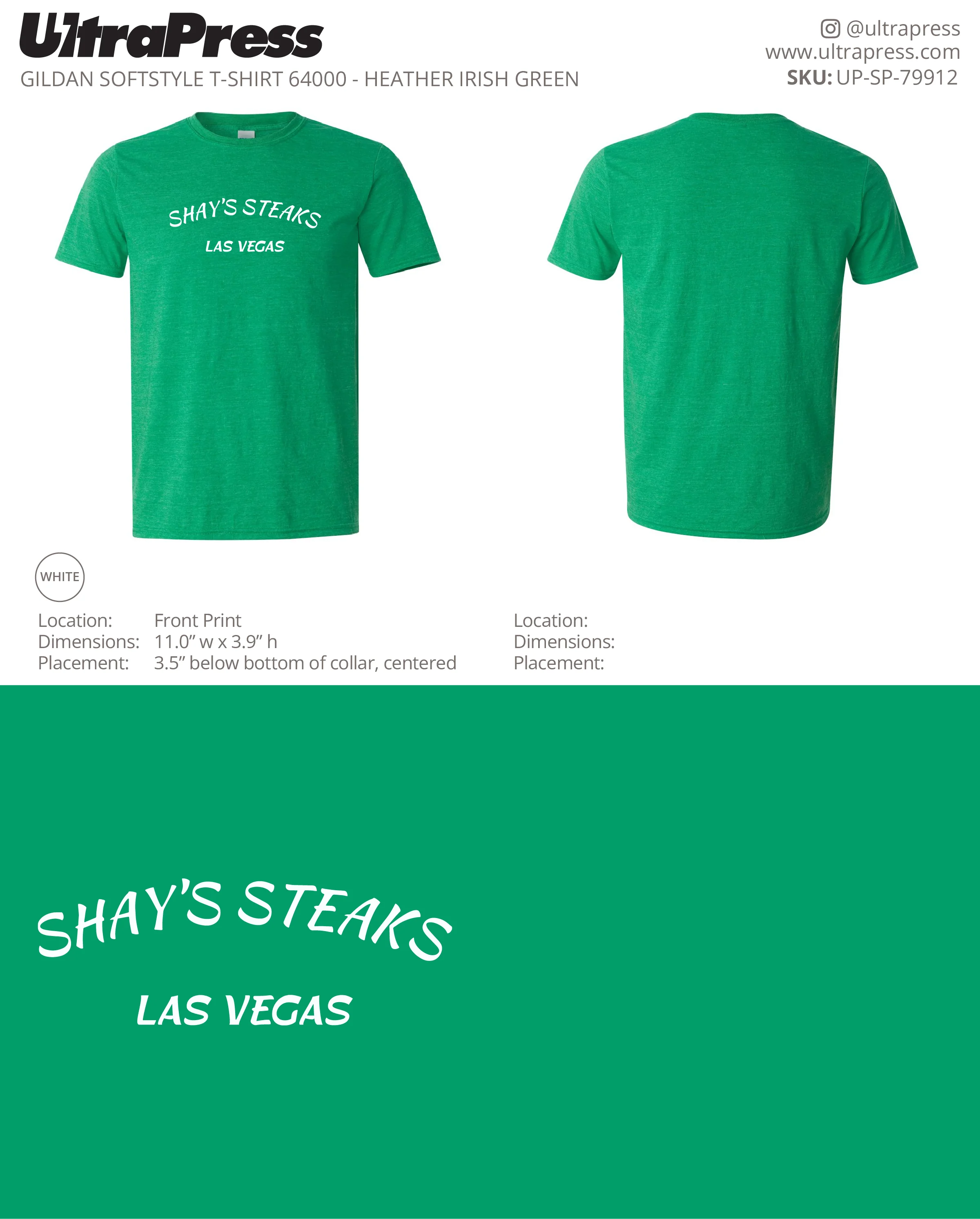 UP-SP-79912 Shay's Steaks Las Vegas - Scott Diclaudio 100 Min Qty (Bulk) - Image 7