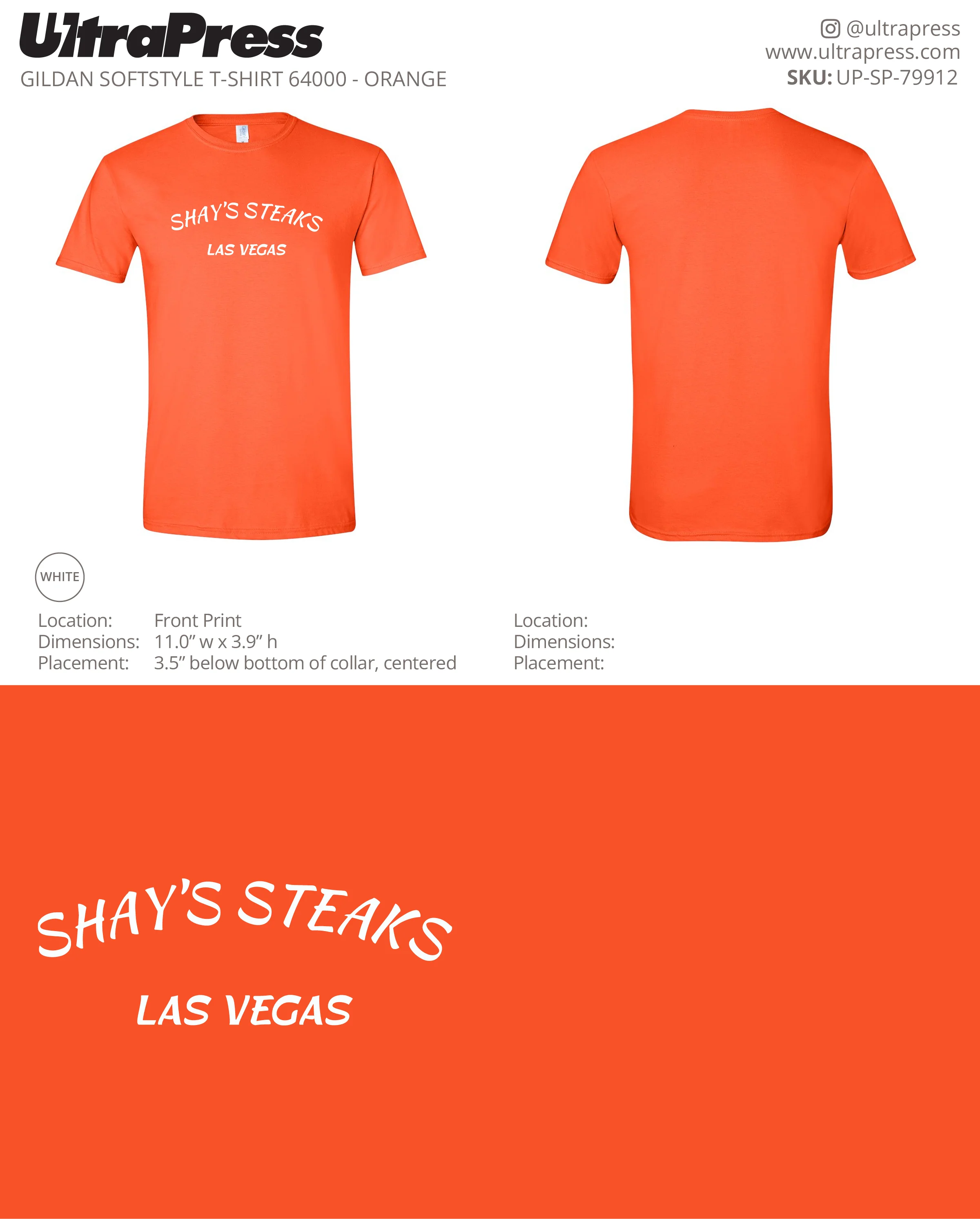 UP-SP-79912 Shay's Steaks Las Vegas - Scott Diclaudio 100 Min Qty (Bulk) - Image 8