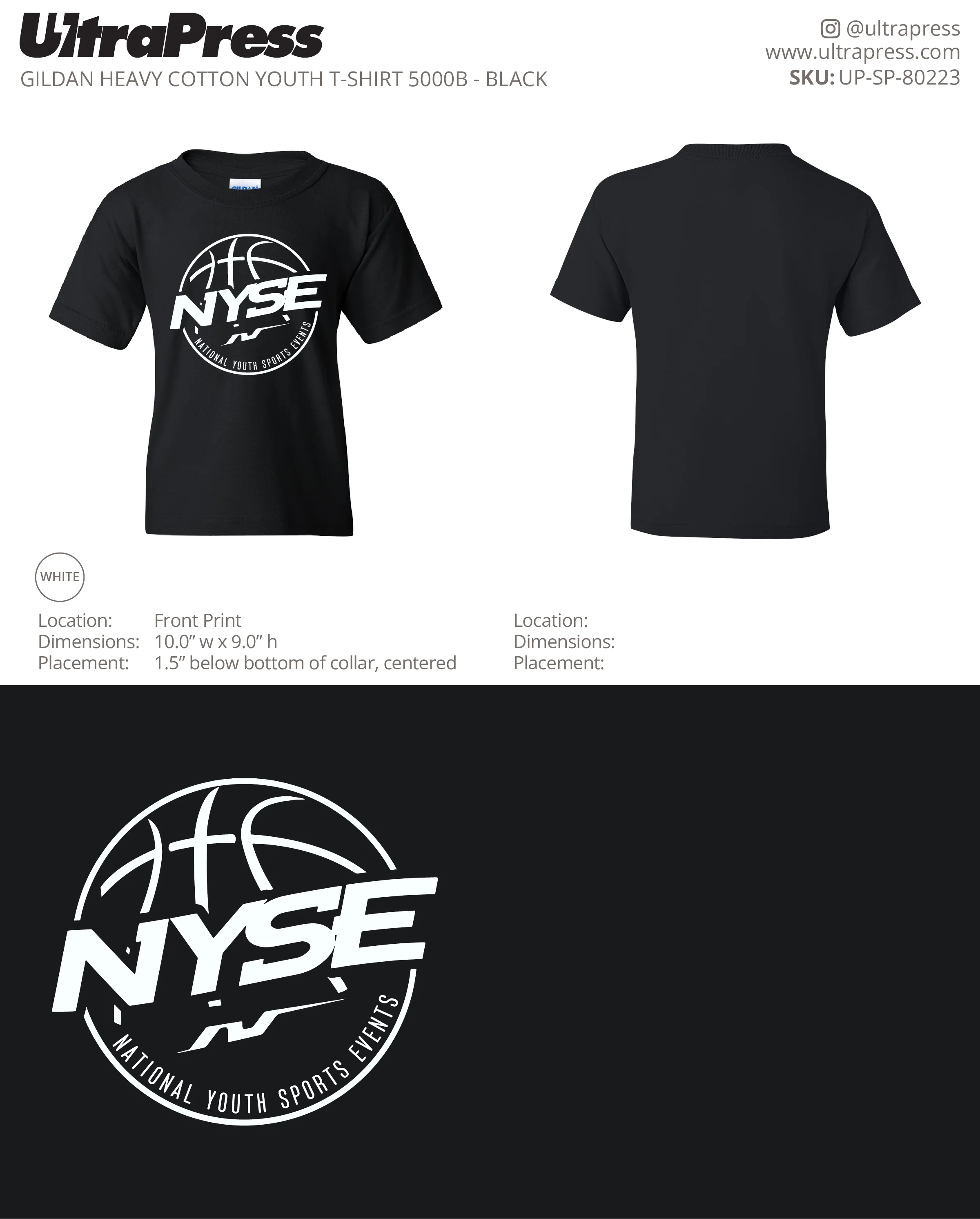 UP-SP-80223 National Youth Sports Events - Mike Perez 100 Min Qty (Bulk) - Image 2