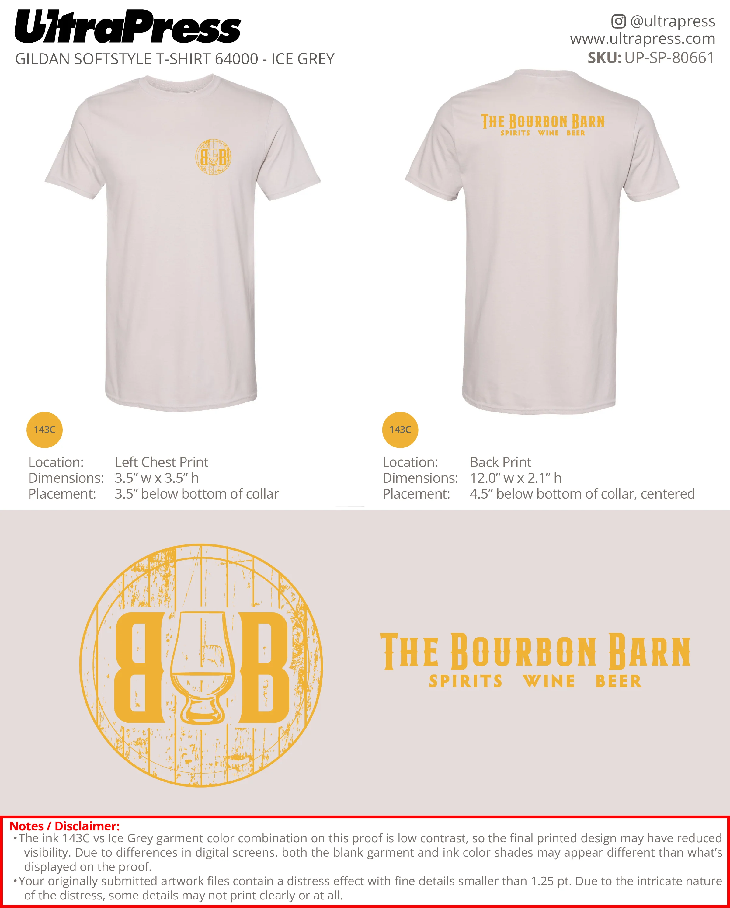 UP-SP-80661 The Bourbon Barn - Parth Chaudhari 100 Min Qty (Bulk) - Image 2
