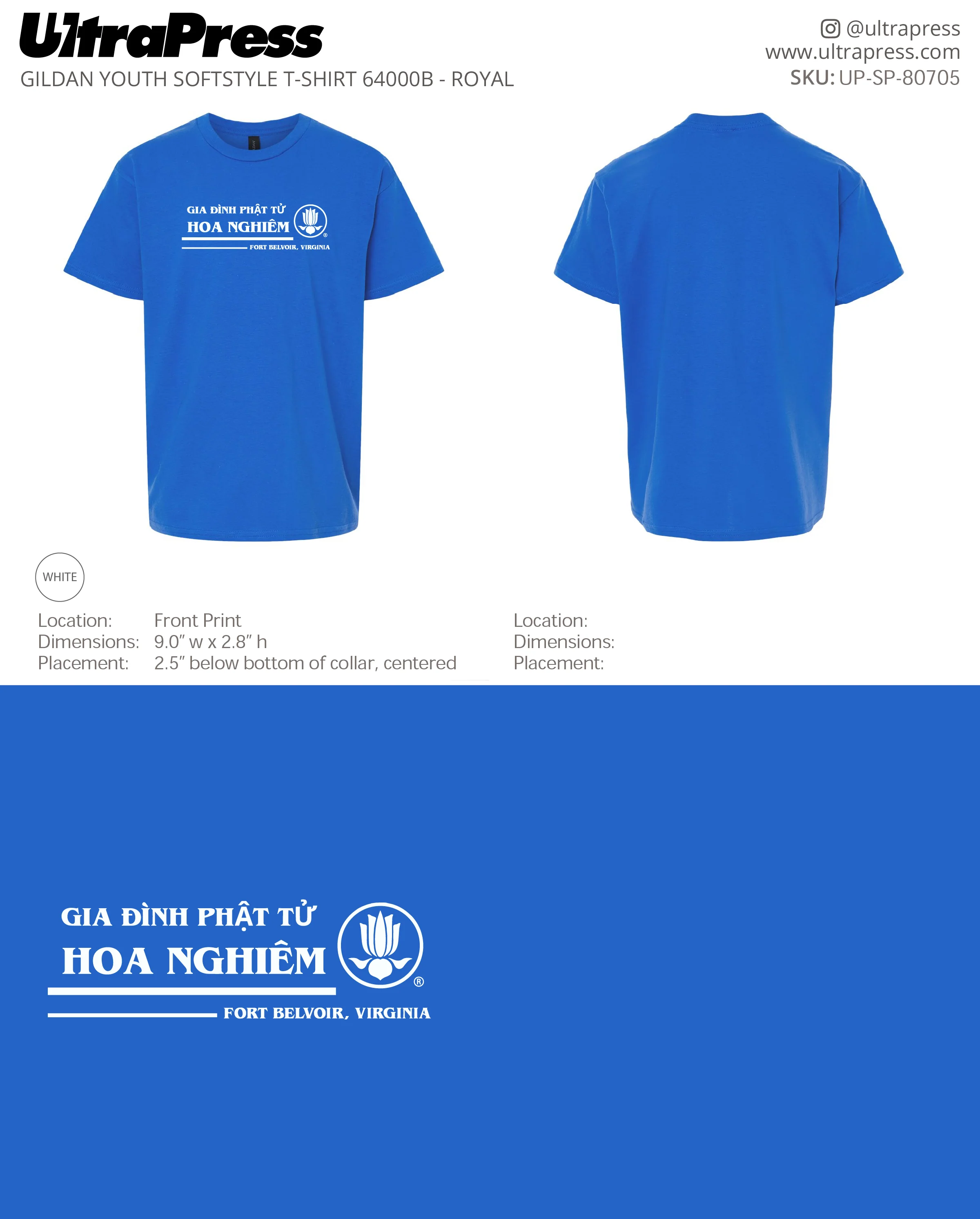 UP-SP-80705 Buddhist Youth Association Hoa Nghiêm - Phuc Bui 100 Min Qty (Bulk) - Image 2