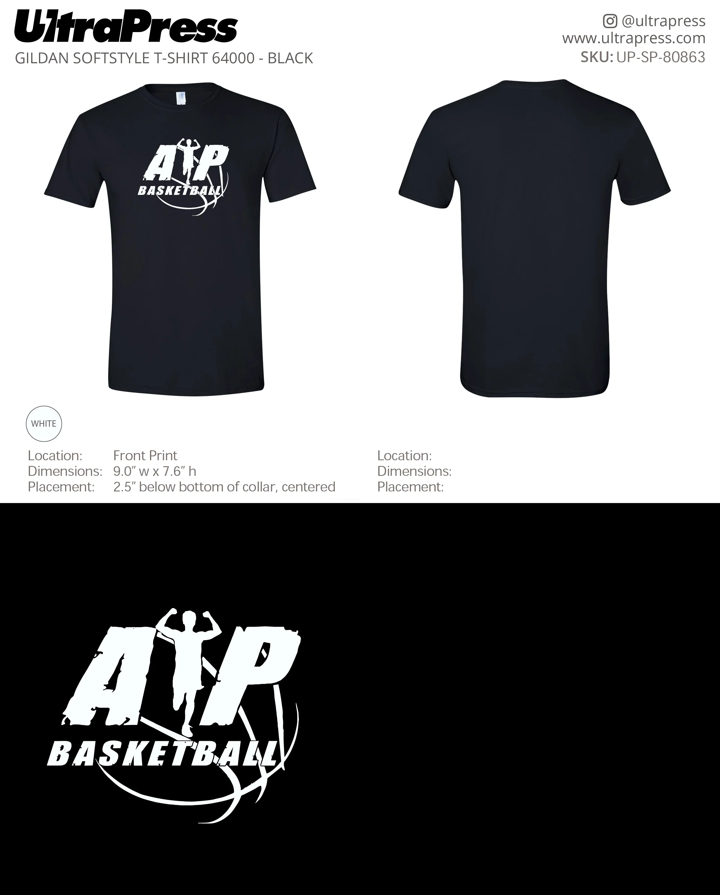 UP-SP-80863 AP Basketball Shirts - Kimberly Maxwell 100 Min Qty (Bulk) - Image 4