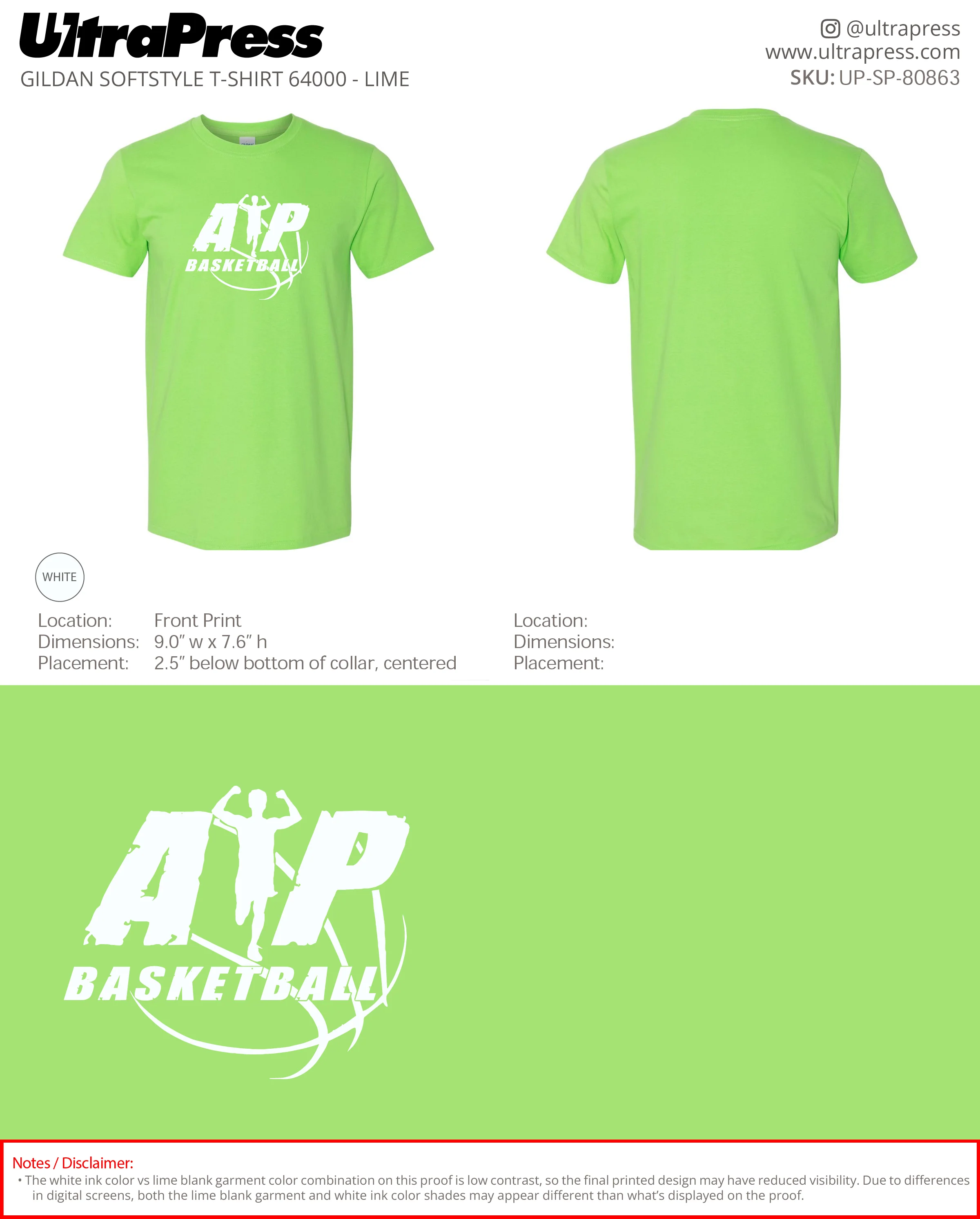UP-SP-80863 AP Basketball Shirts - Kimberly Maxwell 100 Min Qty (Bulk) - Image 6