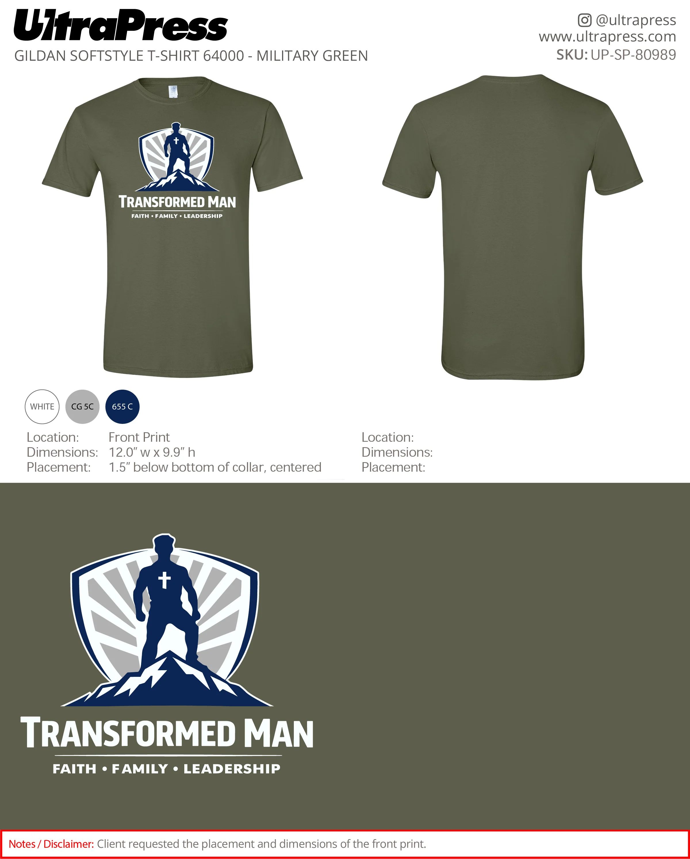 UP-SP-80989 Transformed Man - Marcelo Barioni 100 Min Qty (Bulk) - Image 2