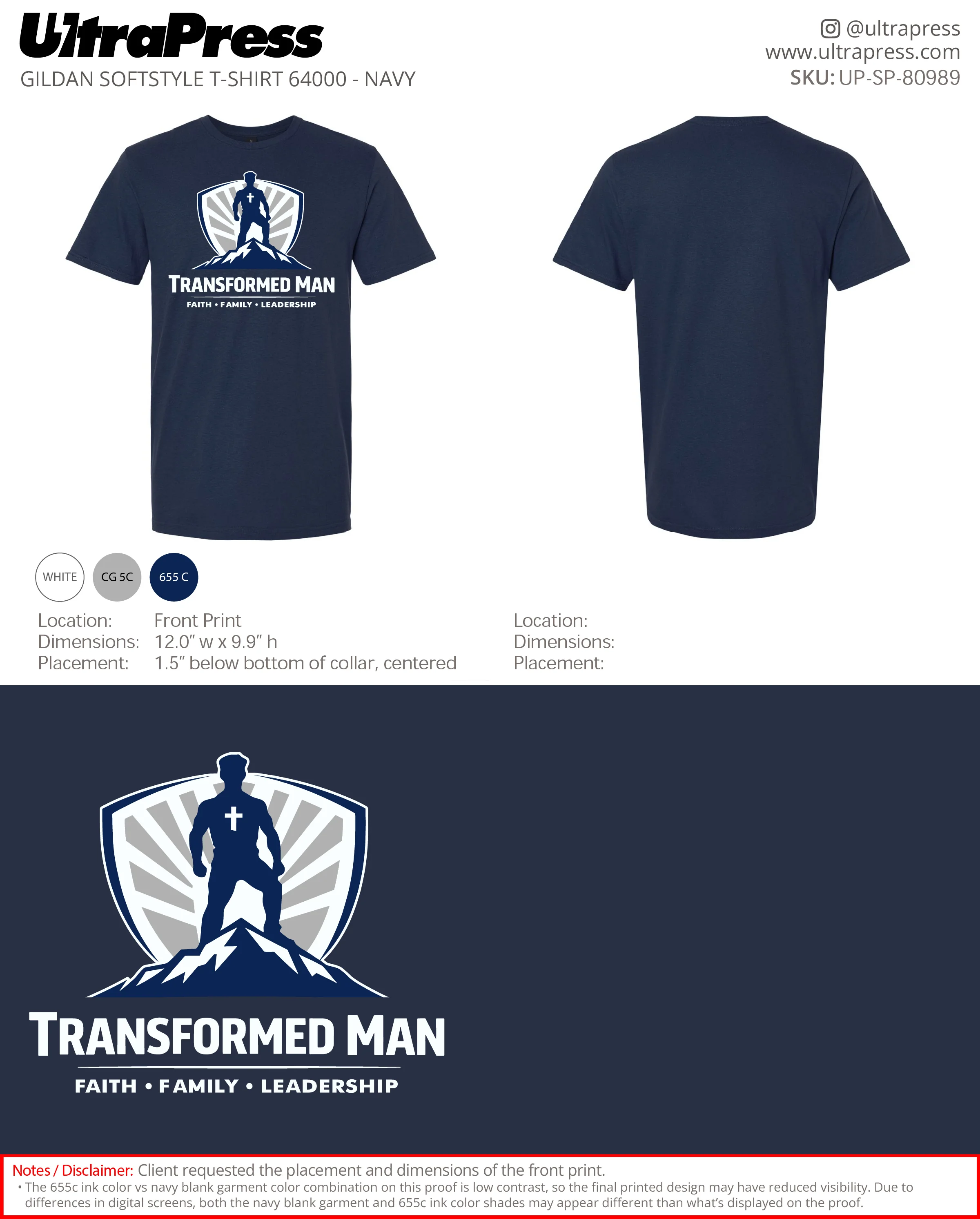 UP-SP-80989 Transformed Man - Marcelo Barioni 100 Min Qty (Bulk) - Image 3