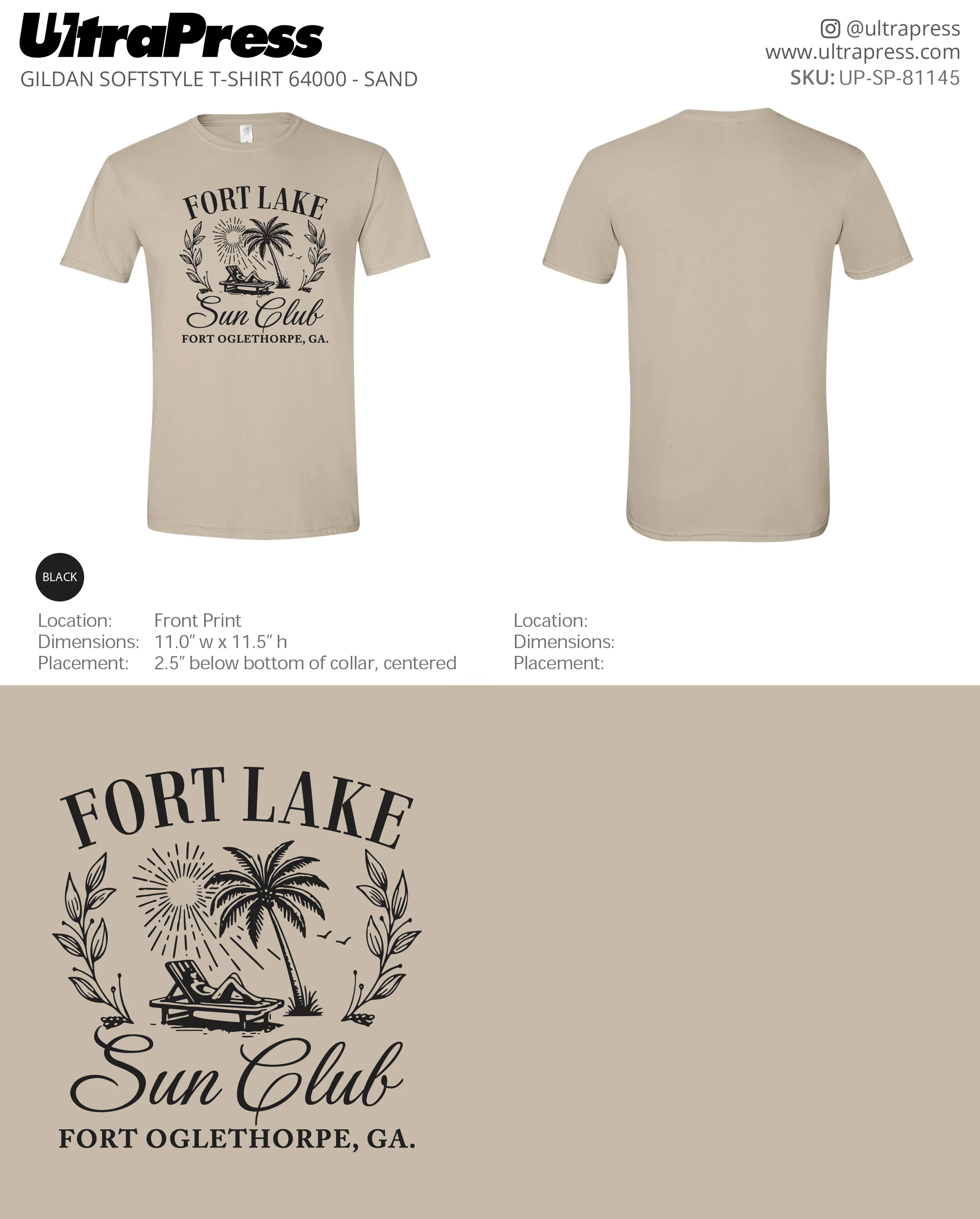 UP-SP-81145 Fort Lake Sun Club - Sharita Raby - 100 Min Qty (Bulk) - Image 2