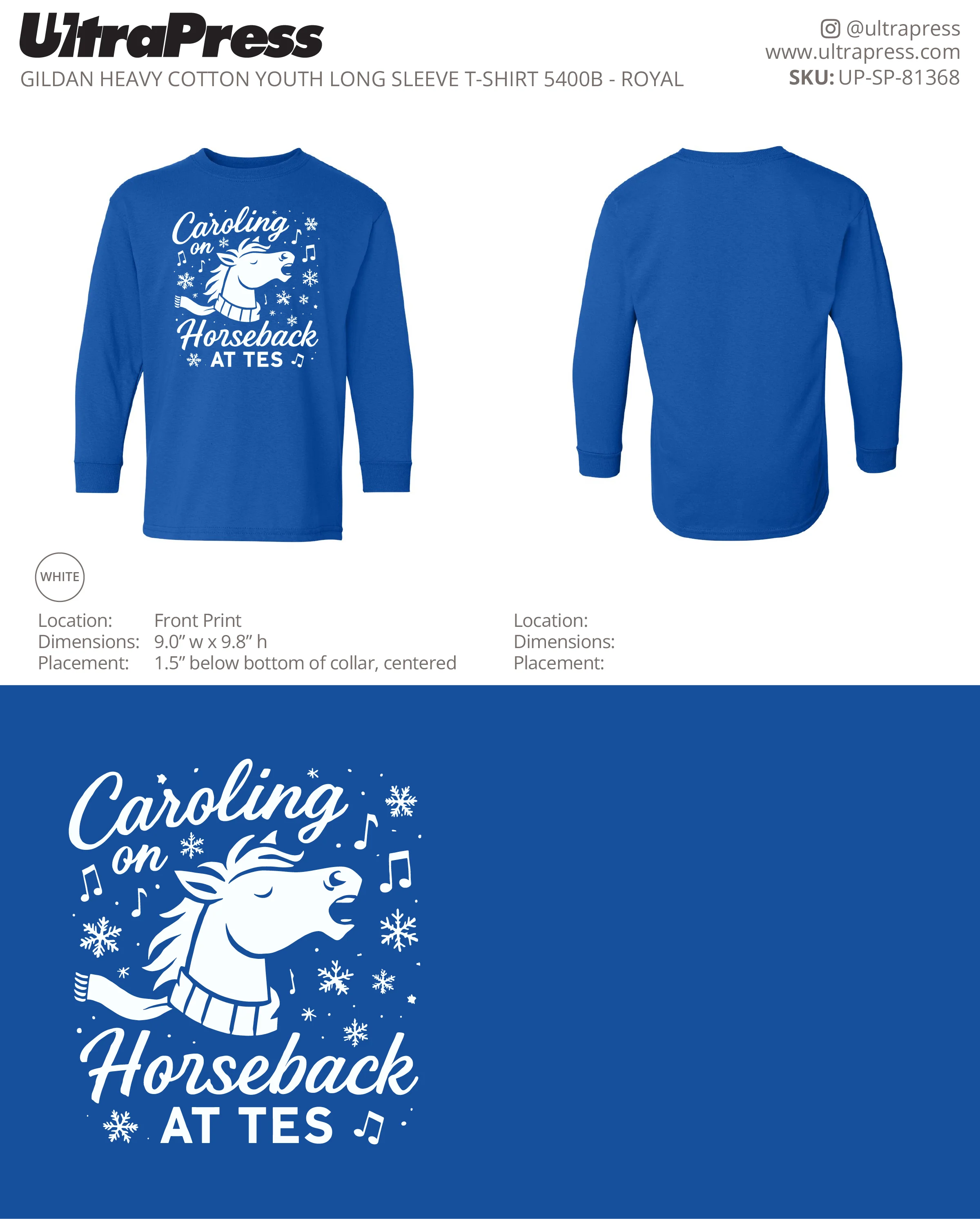 UP-SP-81368 Caroling Horseback at TES - Tori English 50 Min Qty (Bulk) - Image 2