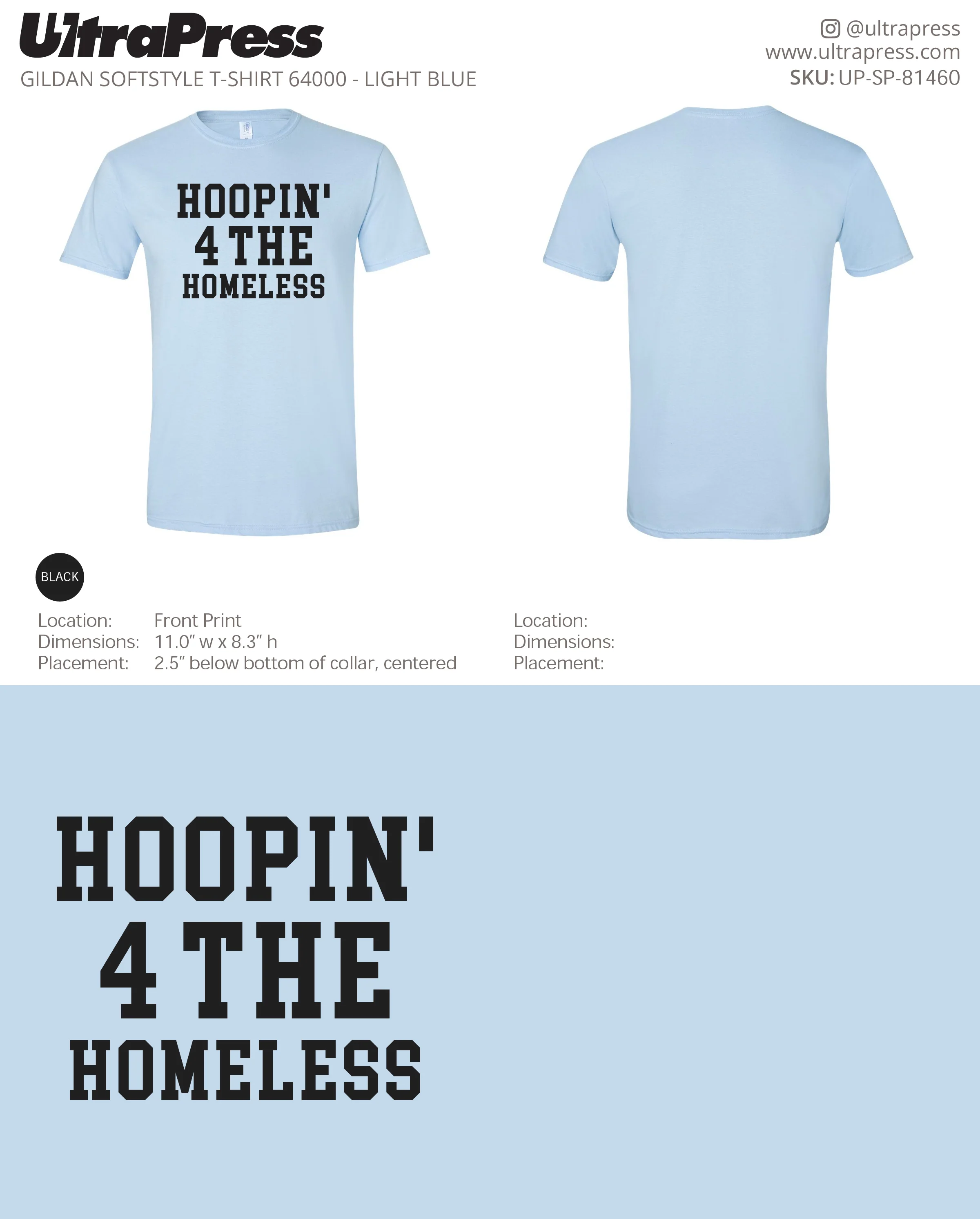 UP-SP-81460 Hoopin' 4 The Homeless - Matt Gregg 100 Min Qty (Bulk) - Image 2