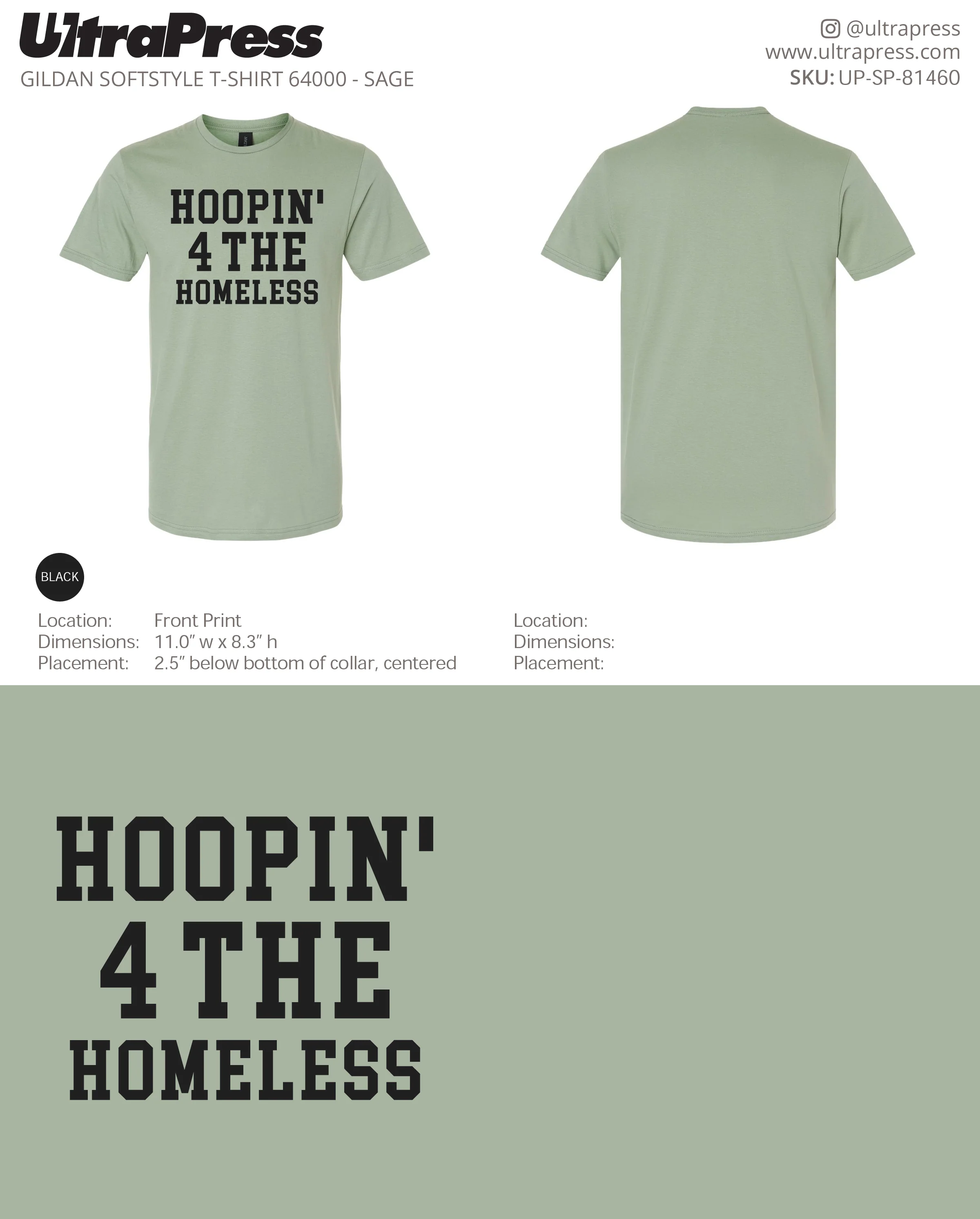 UP-SP-81460 Hoopin' 4 The Homeless - Matt Gregg 100 Min Qty (Bulk) - Image 3