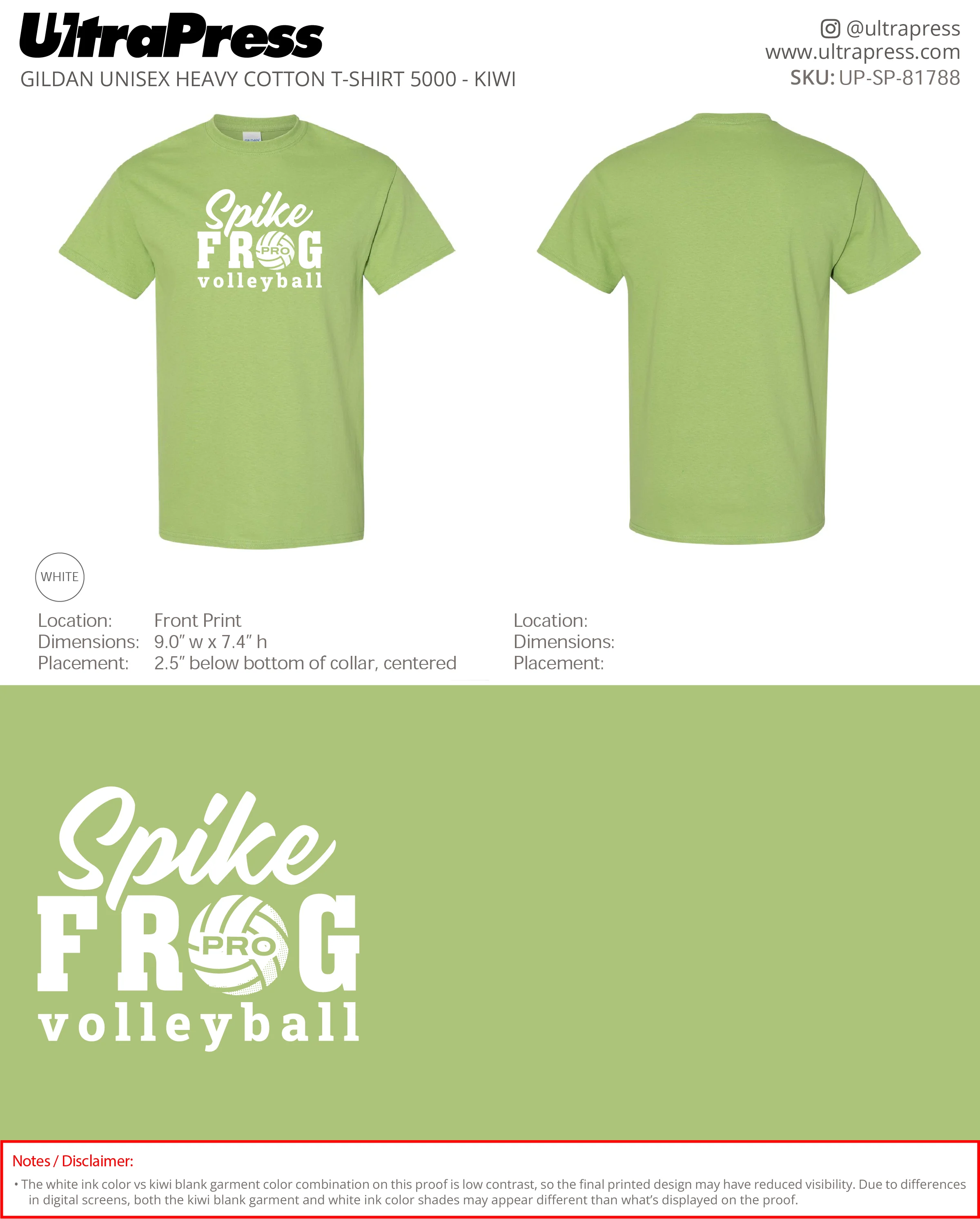UP-SP-81788 Spike Frog Spike Pro - Melissa Hinnant 50 Min Qty (Bulk) - Image 3