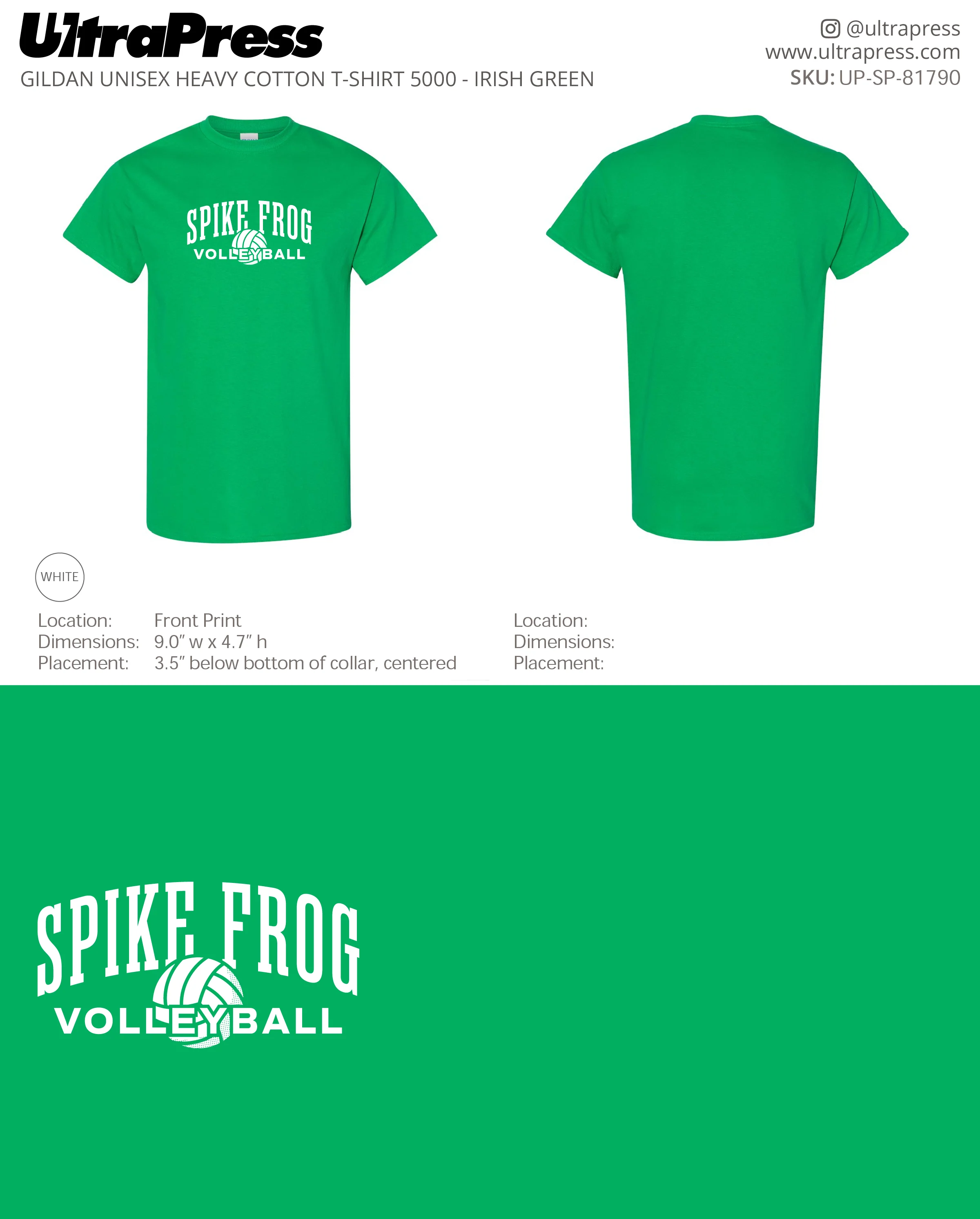 UP-SP-81790 Spike Frog Boss - Melissa Hinnant 100 Min Qty (Bulk) - Image 12