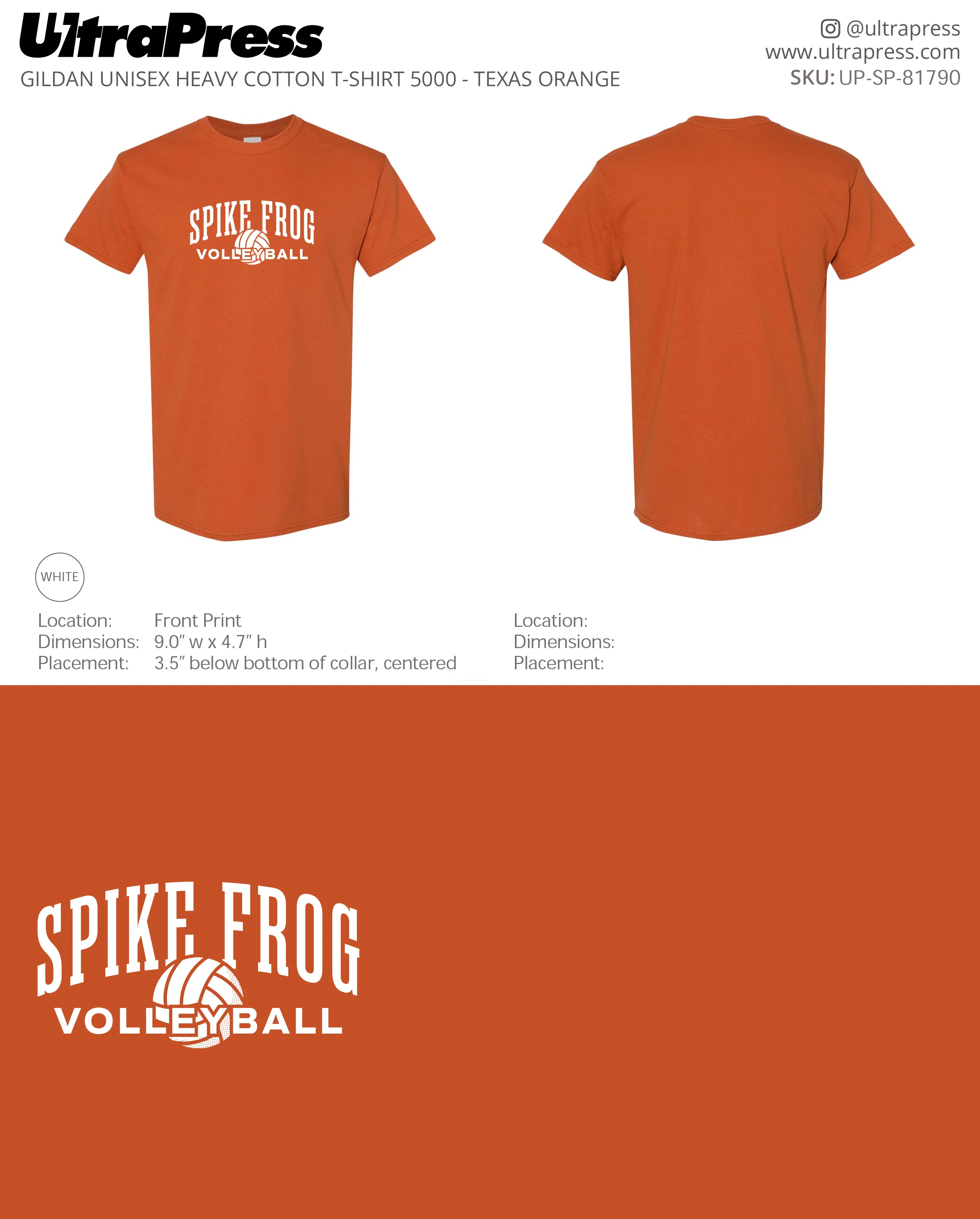 UP-SP-81790 Spike Frog Boss - Melissa Hinnant 100 Min Qty (Bulk) - Image 14