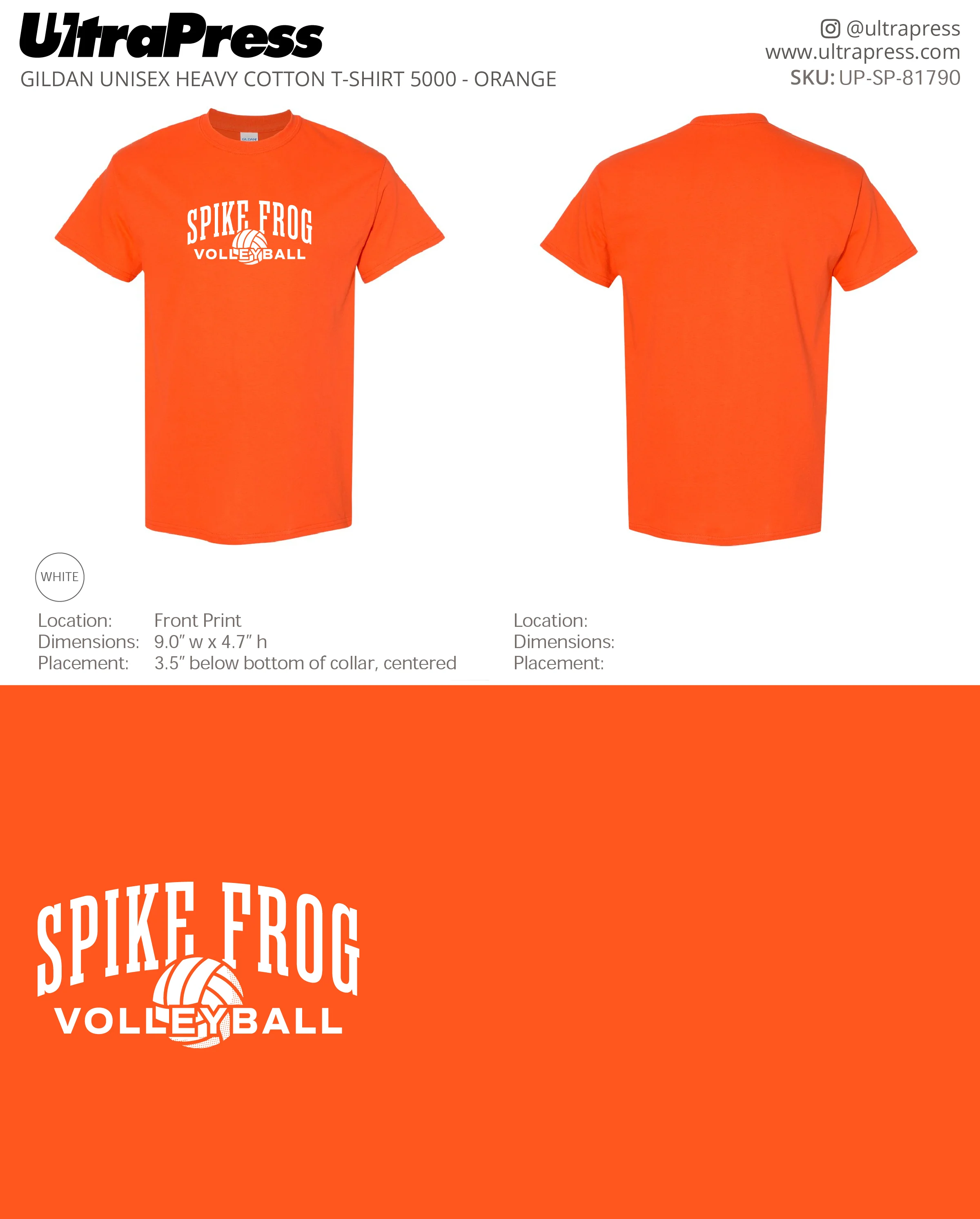 UP-SP-81790 Spike Frog Boss - Melissa Hinnant 100 Min Qty (Bulk) - Image 2