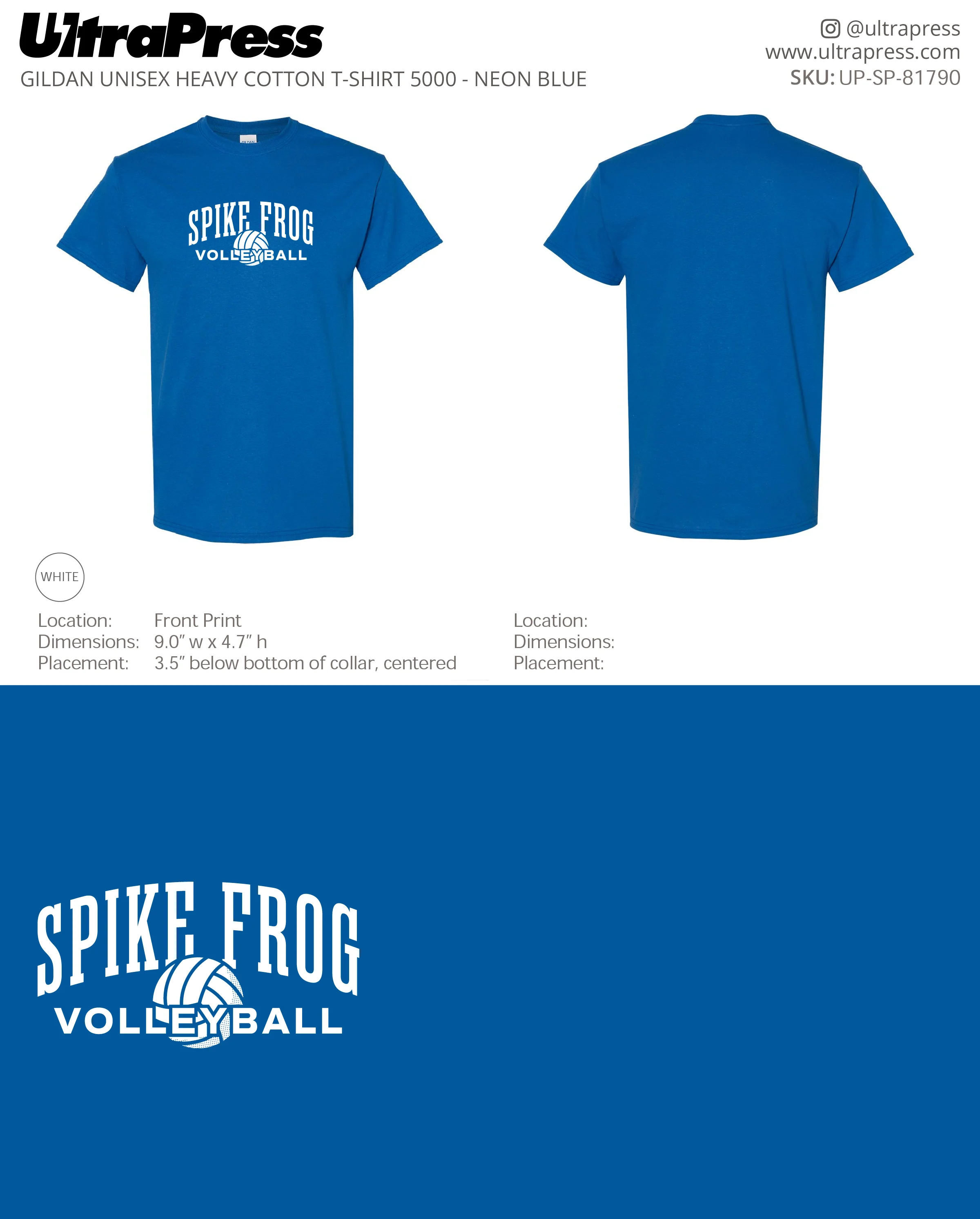 UP-SP-81790 Spike Frog Boss - Melissa Hinnant 100 Min Qty (Bulk) - Image 3