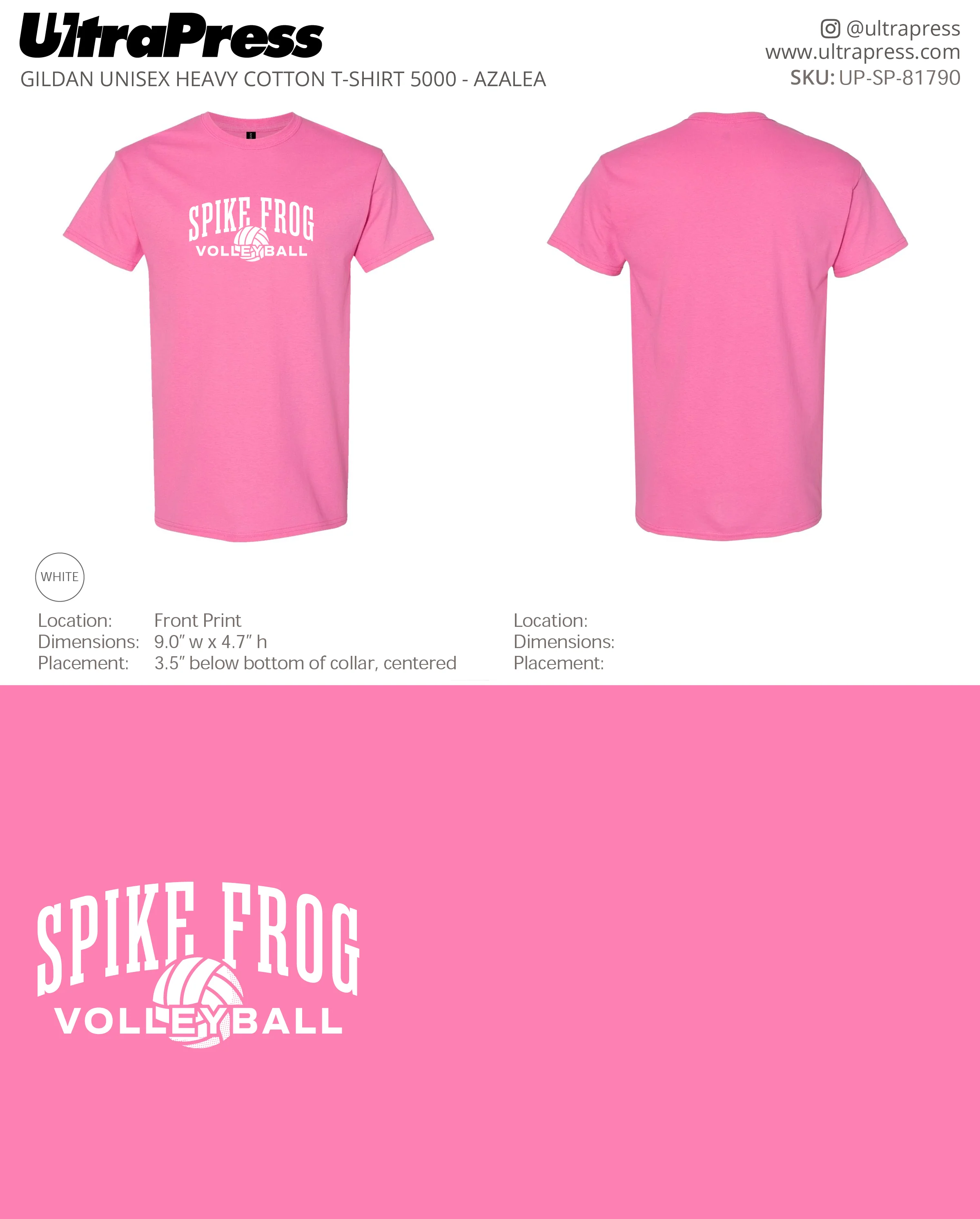 UP-SP-81790 Spike Frog Boss - Melissa Hinnant 100 Min Qty (Bulk) - Image 5