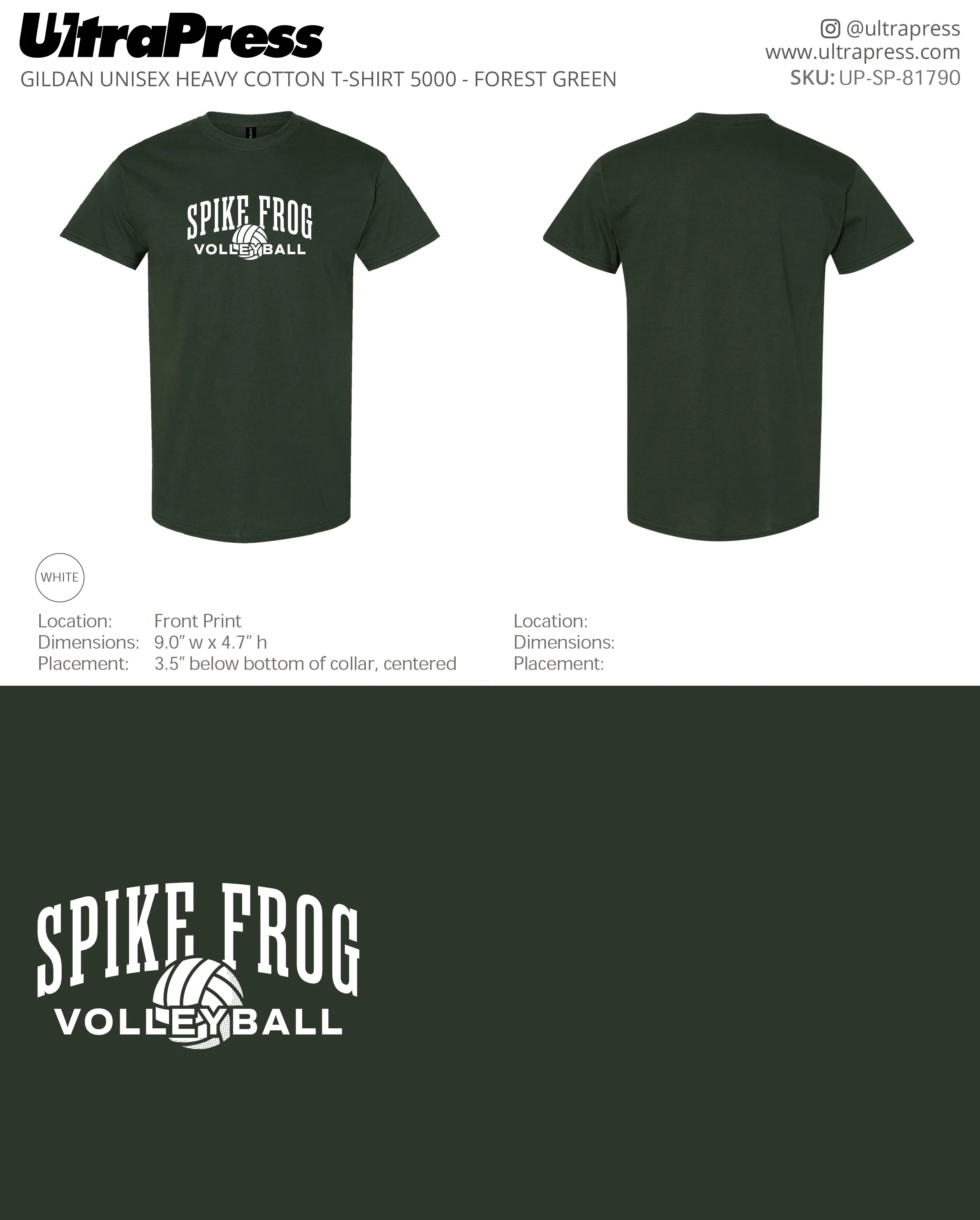 UP-SP-81790 Spike Frog Boss - Melissa Hinnant 100 Min Qty (Bulk) - Image 7