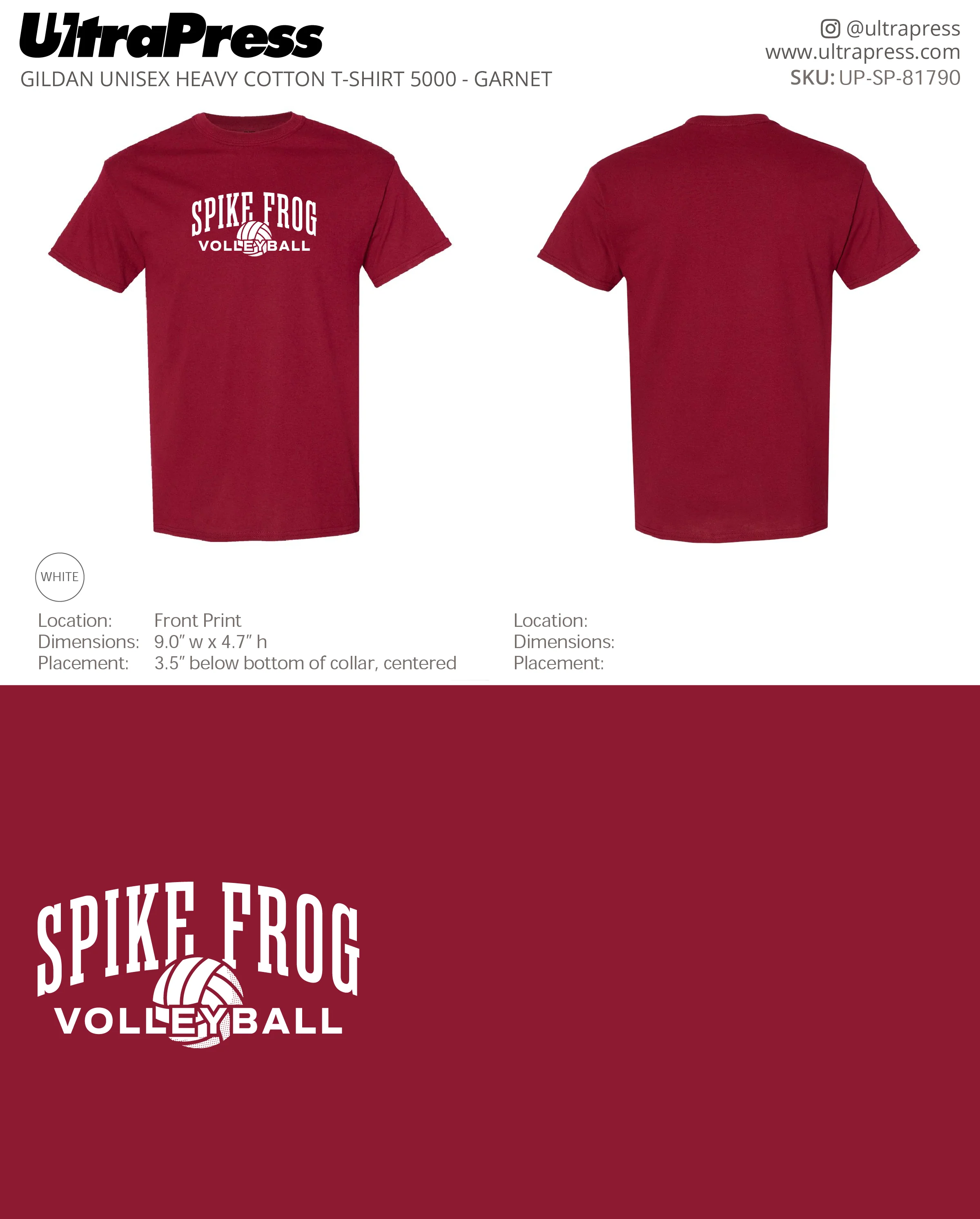 UP-SP-81790 Spike Frog Boss - Melissa Hinnant 100 Min Qty (Bulk) - Image 8